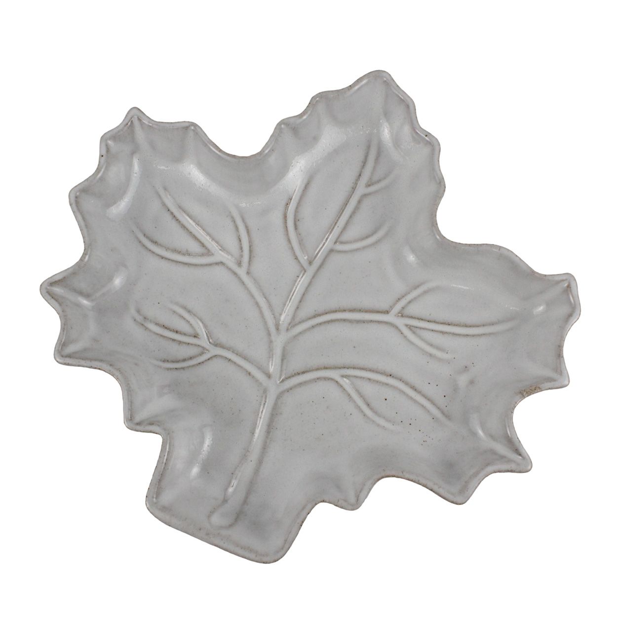 Leaf Plate White 27 x 4cm