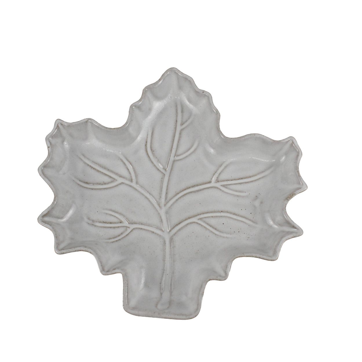 Leaf Plate White 27 x 4cm