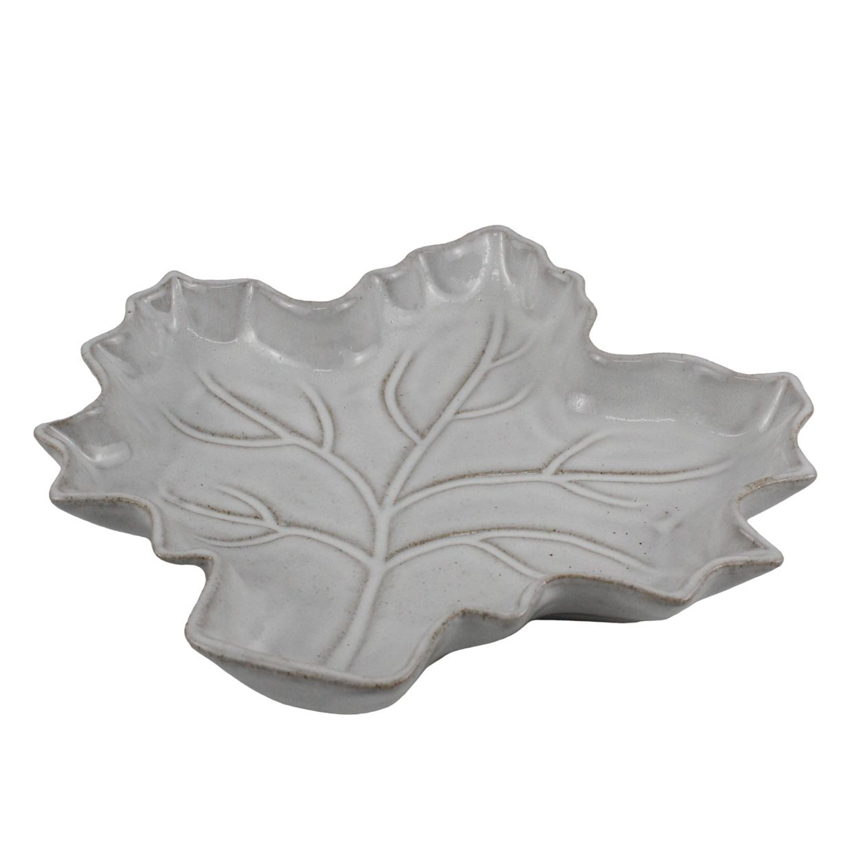 Leaf Plate White 27 x 4cm