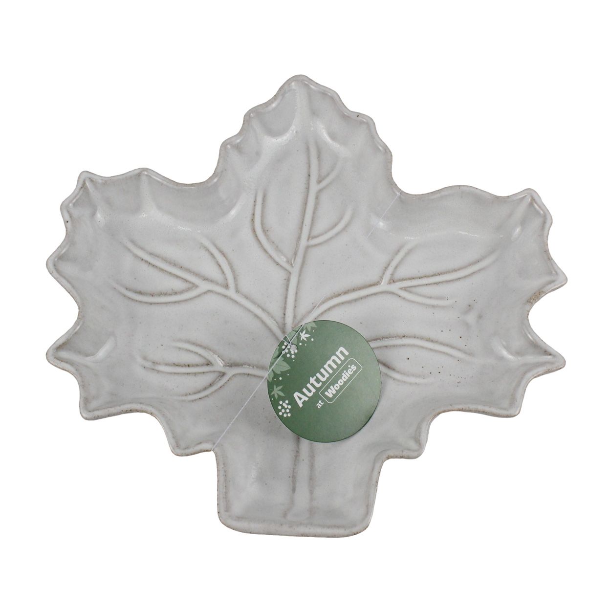 Leaf Plate White 27 x 4cm