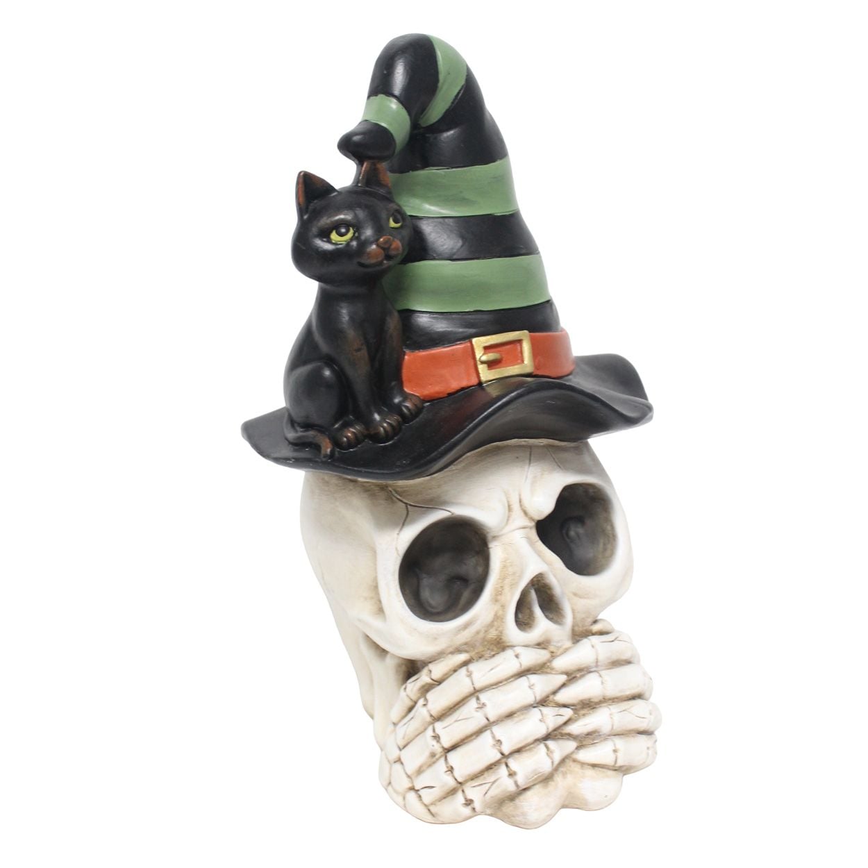 Skull With Witch Hat 22 x 36cm