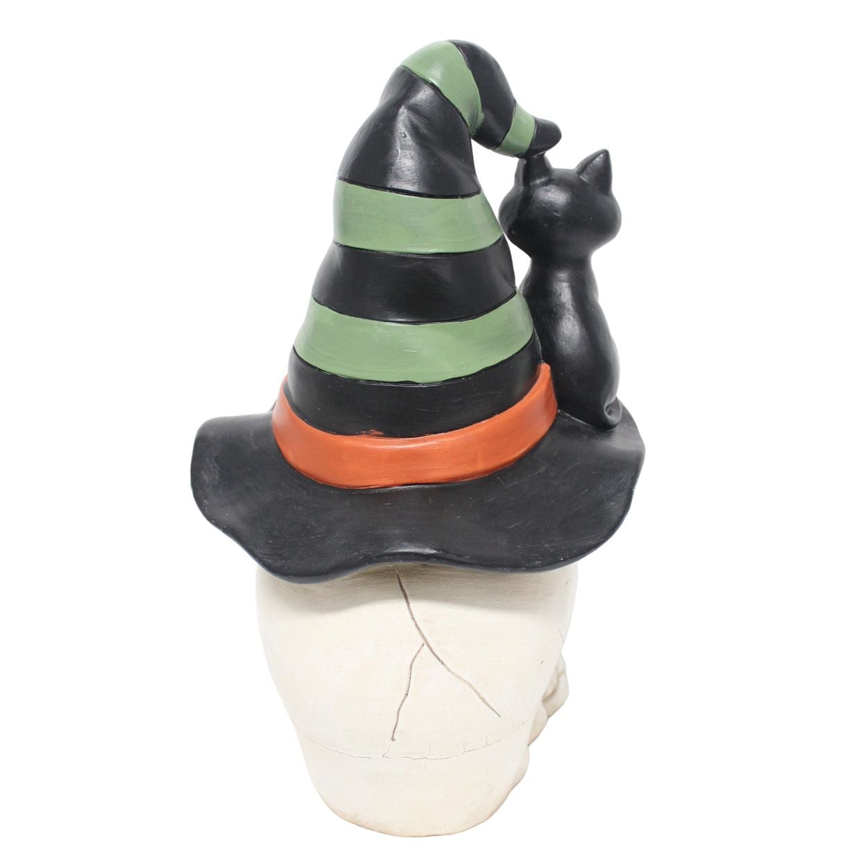 Skull With Witch Hat 22 x 36cm