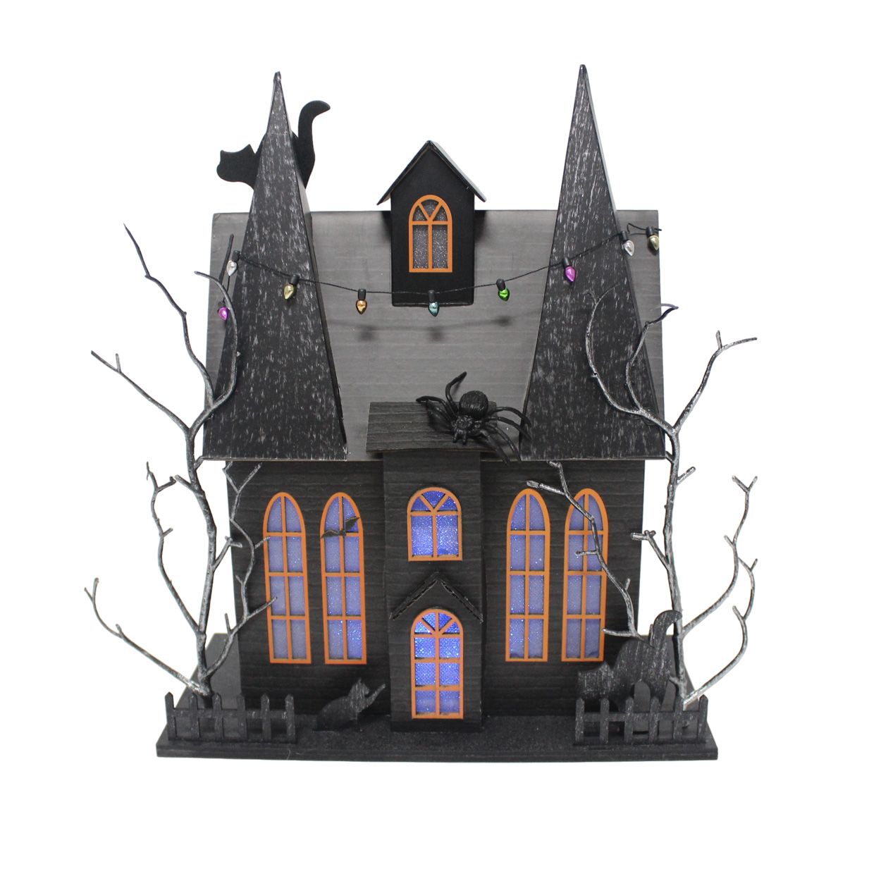 Haunted House LED Multi Colour 26 x 30cm
