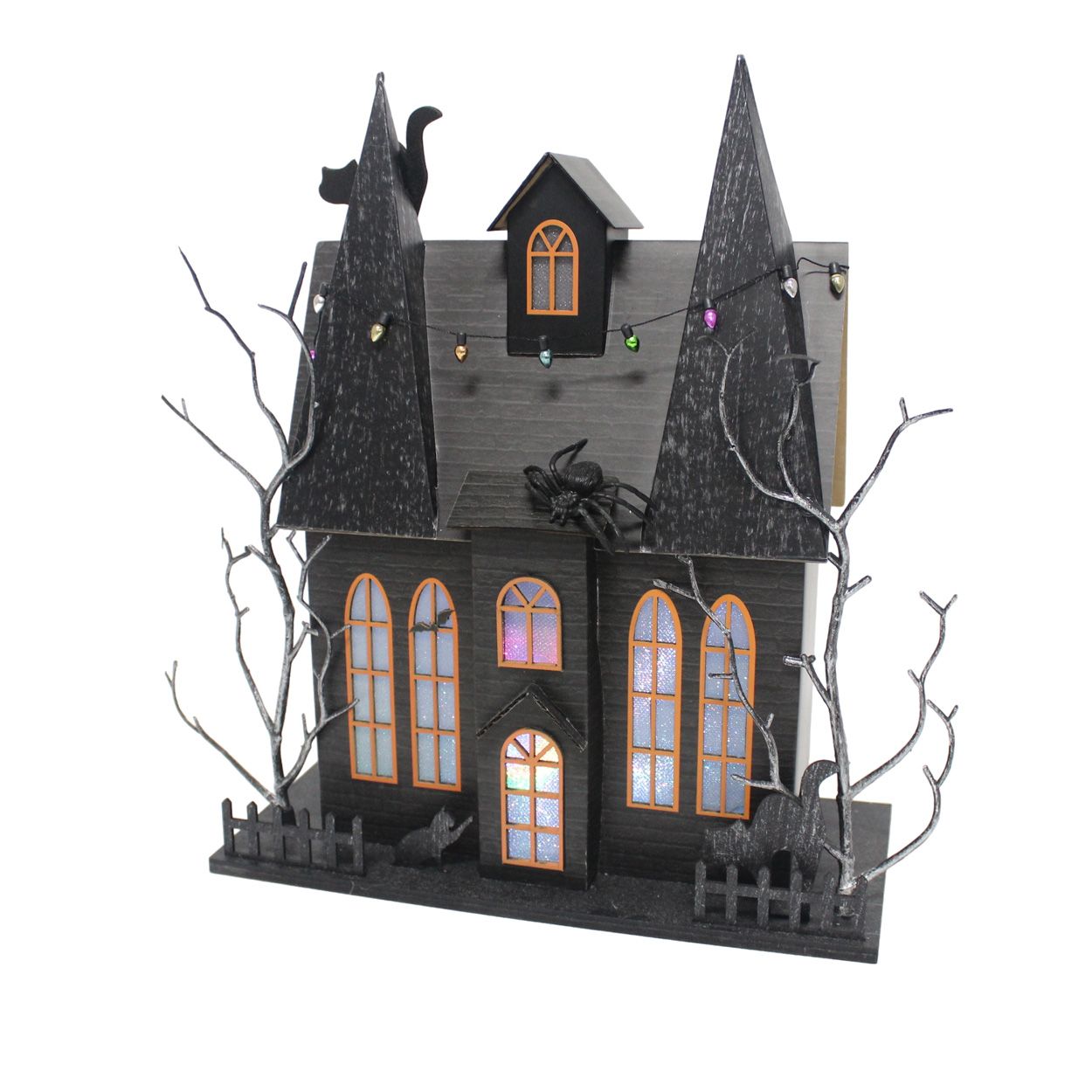 Haunted House LED Multi Colour 26 x 30cm