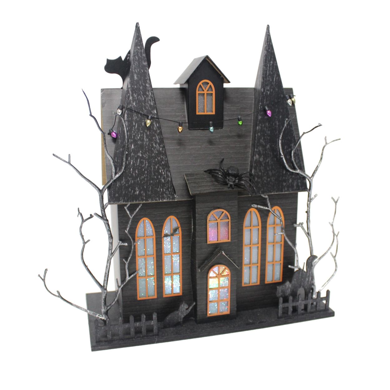 Haunted House LED Multi Colour 26 x 30cm