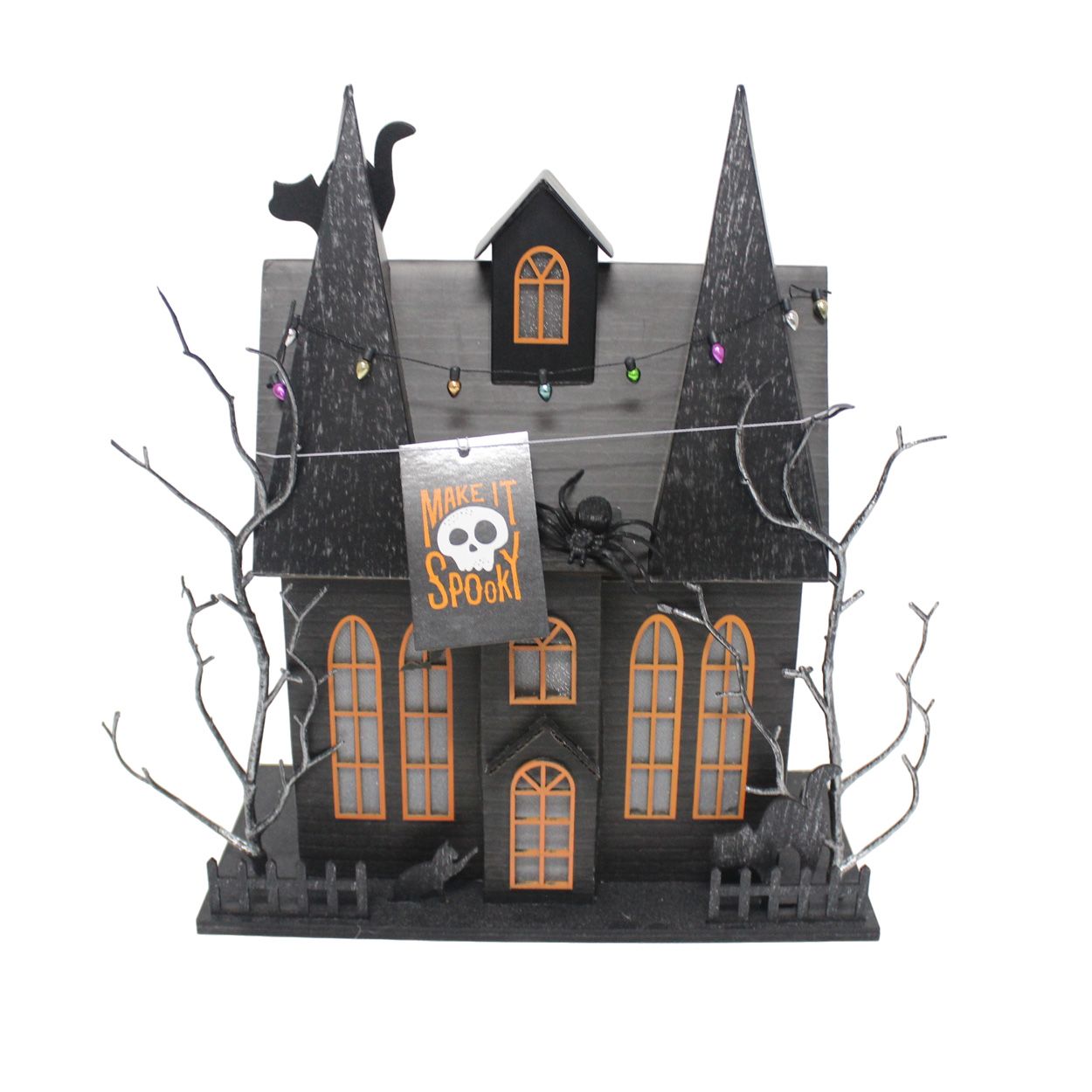 Haunted House LED Multi Colour 26 x 30cm