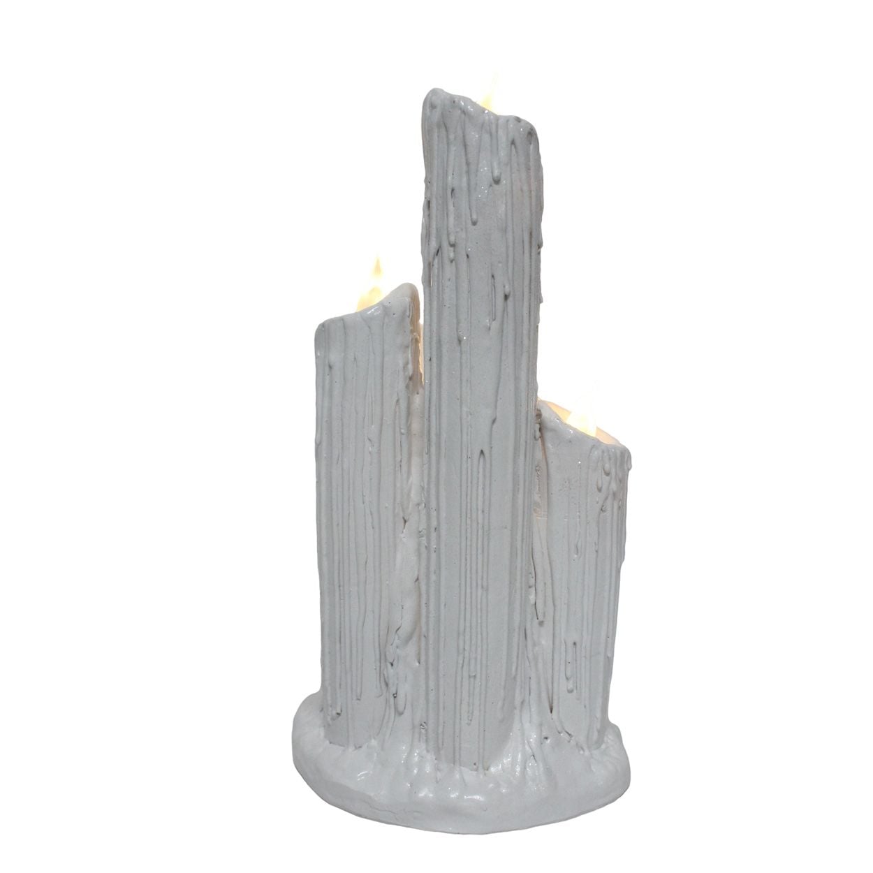 LED Candles Deco White 16 x 30cm