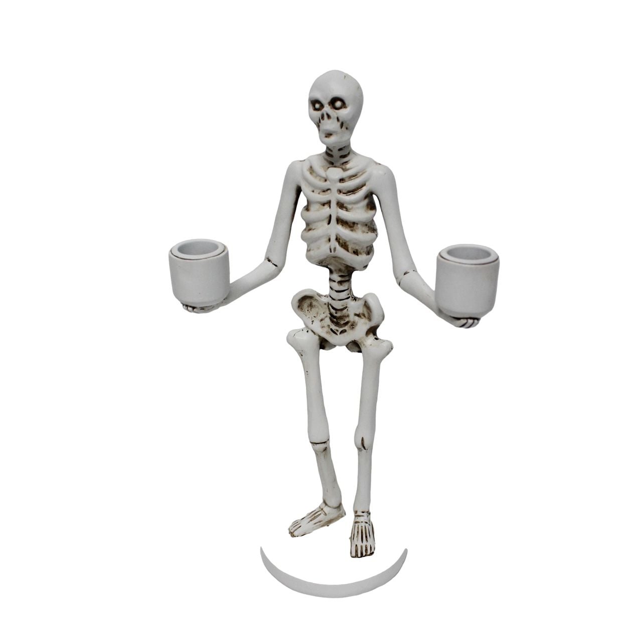 Skeleton Candle Holders 18 x 33cm