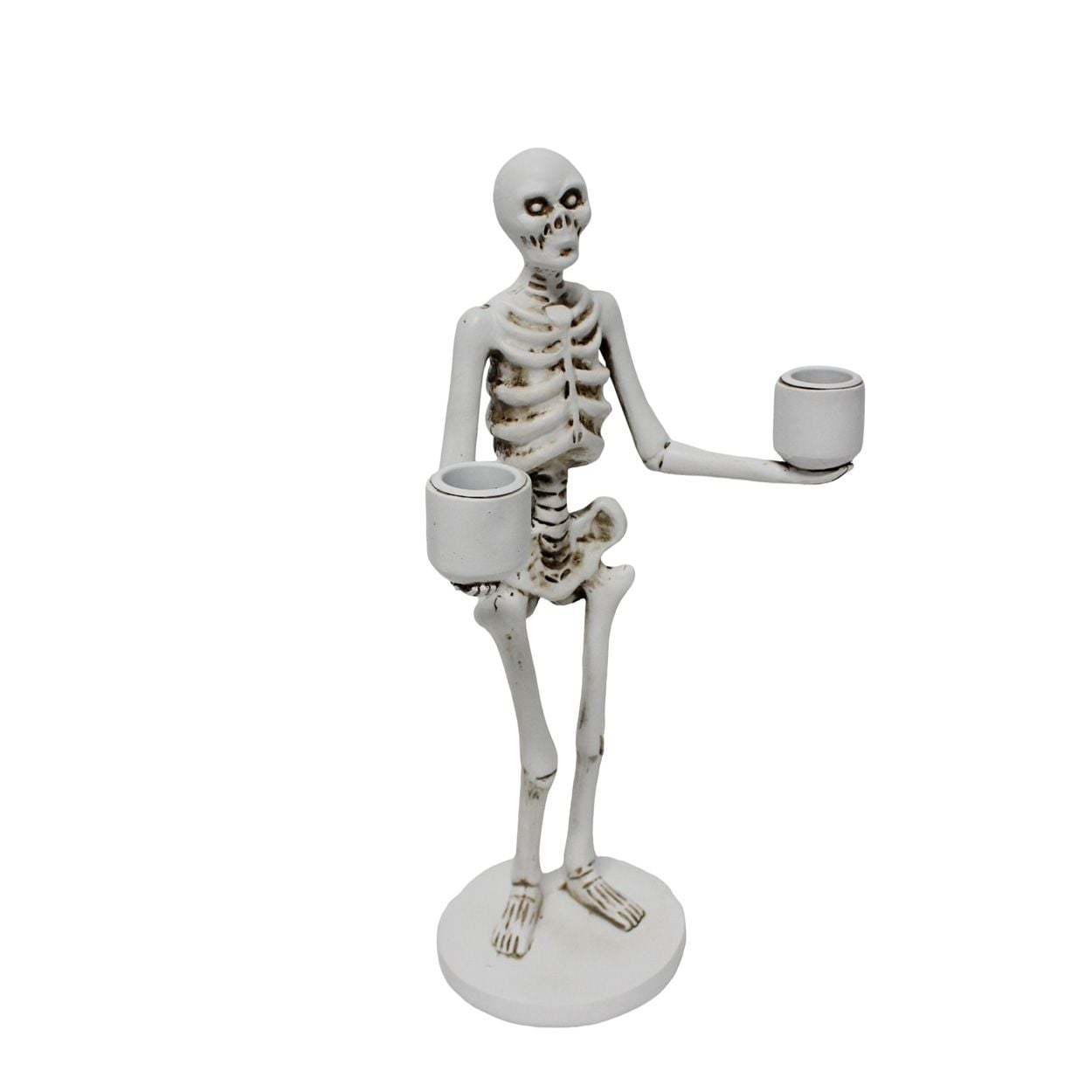 Skeleton Candle Holders 18 x 33cm