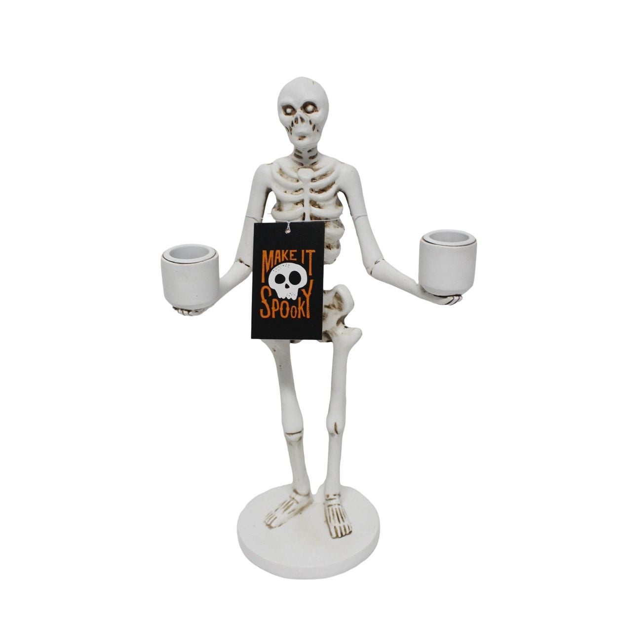 Skeleton Candle Holders 18 x 33cm