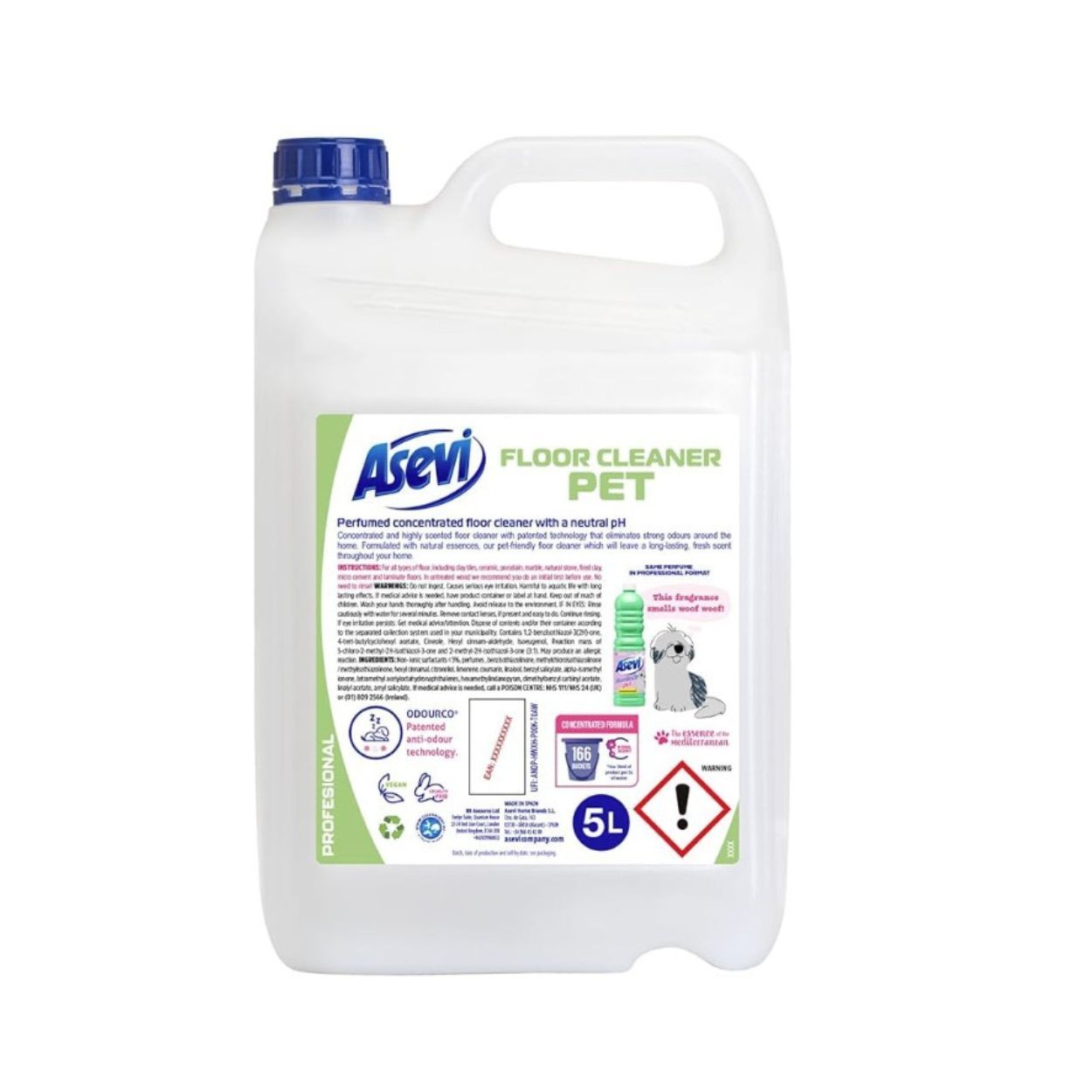 Asevi Floor Cleaner Prof Pet 5L