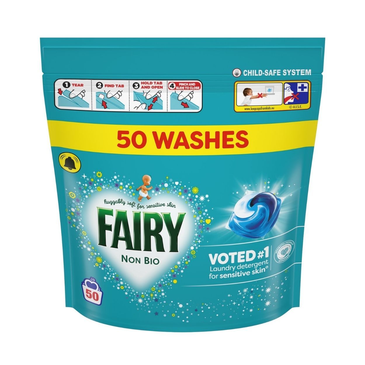 Fairy Non Bio Pods 50 Wash