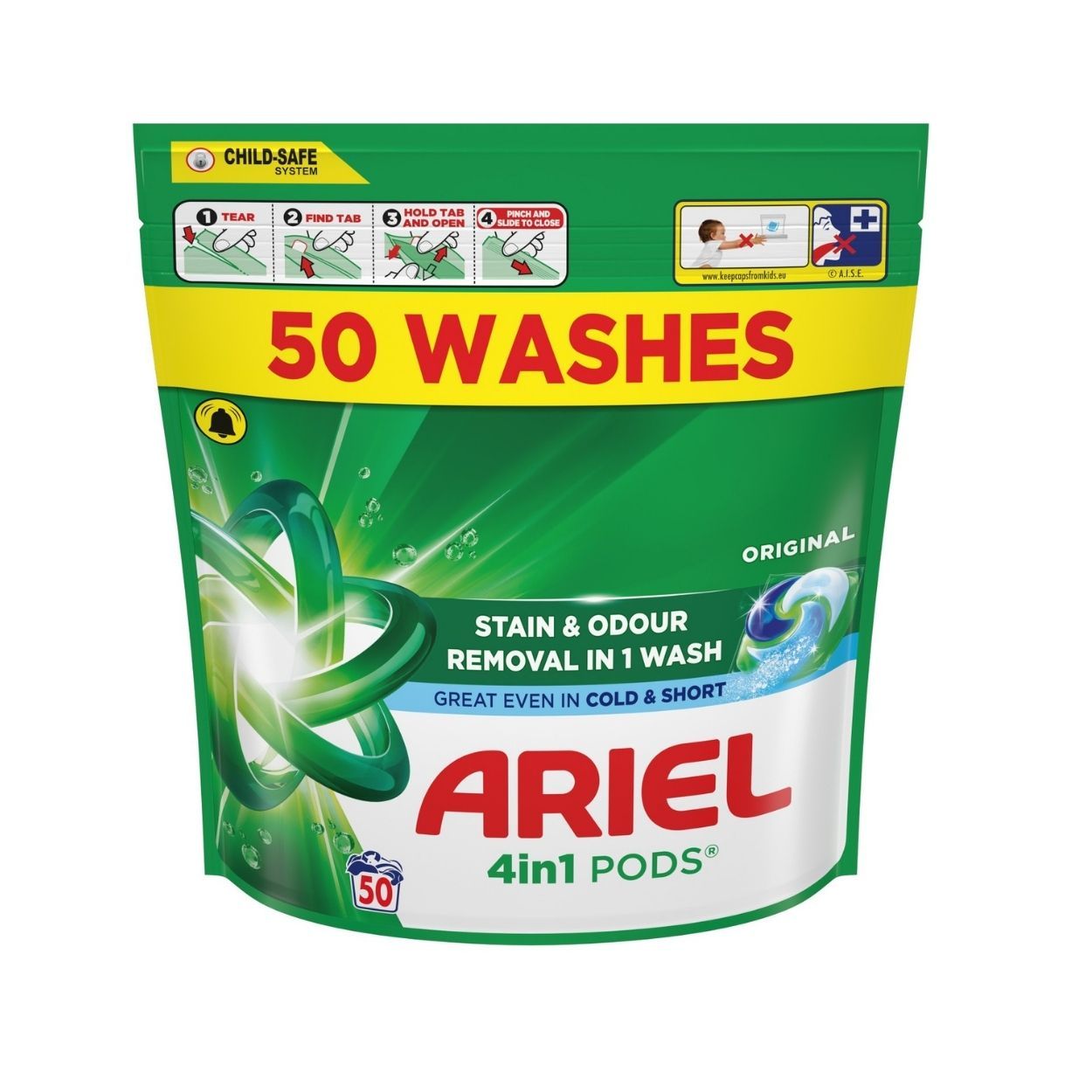 Ariel Original Pods 50 Wash