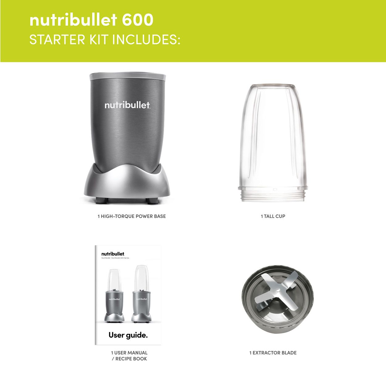 Nutribullet Starter Kit Graphite