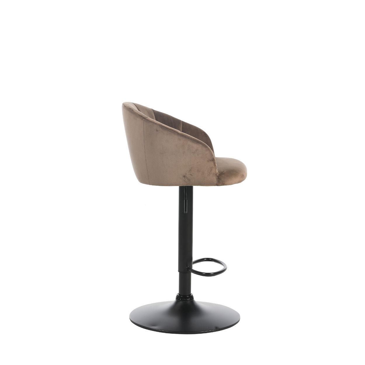Hawthorne Brown Velvet Barstool