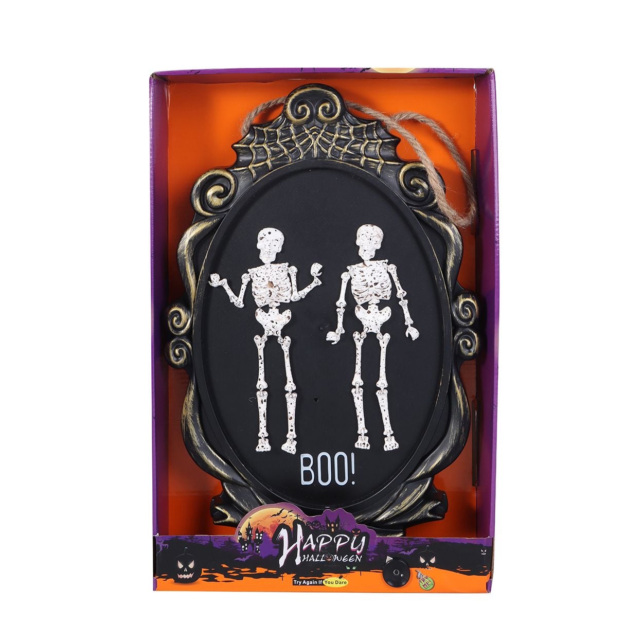 Animated Mirror Ghost 44cm Green
