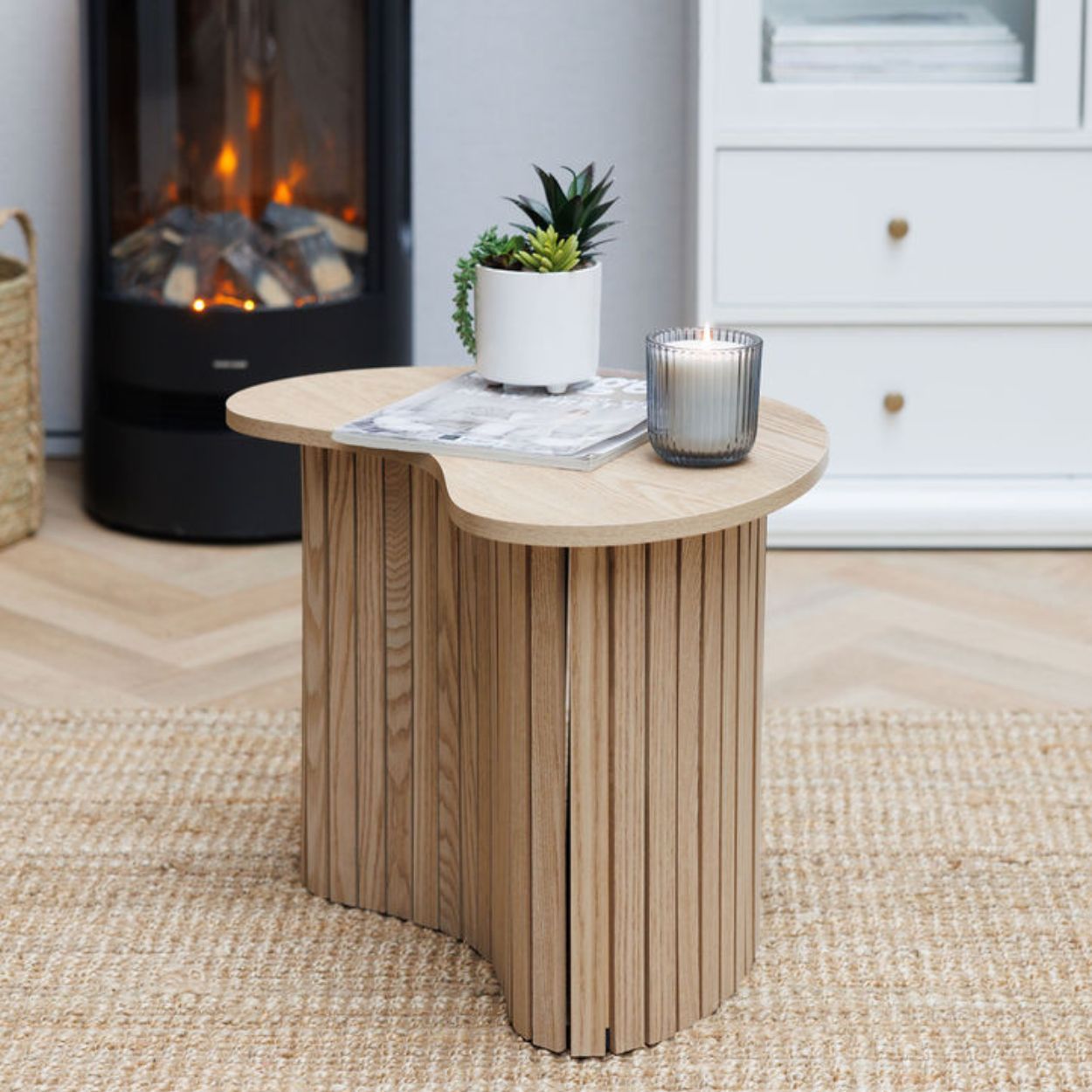 Panel Side Table