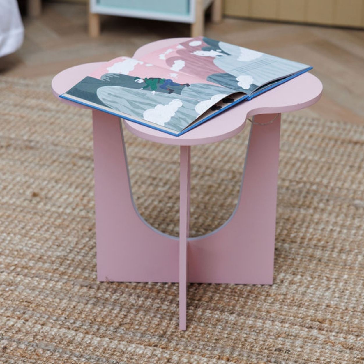 Pink Led Flower Table