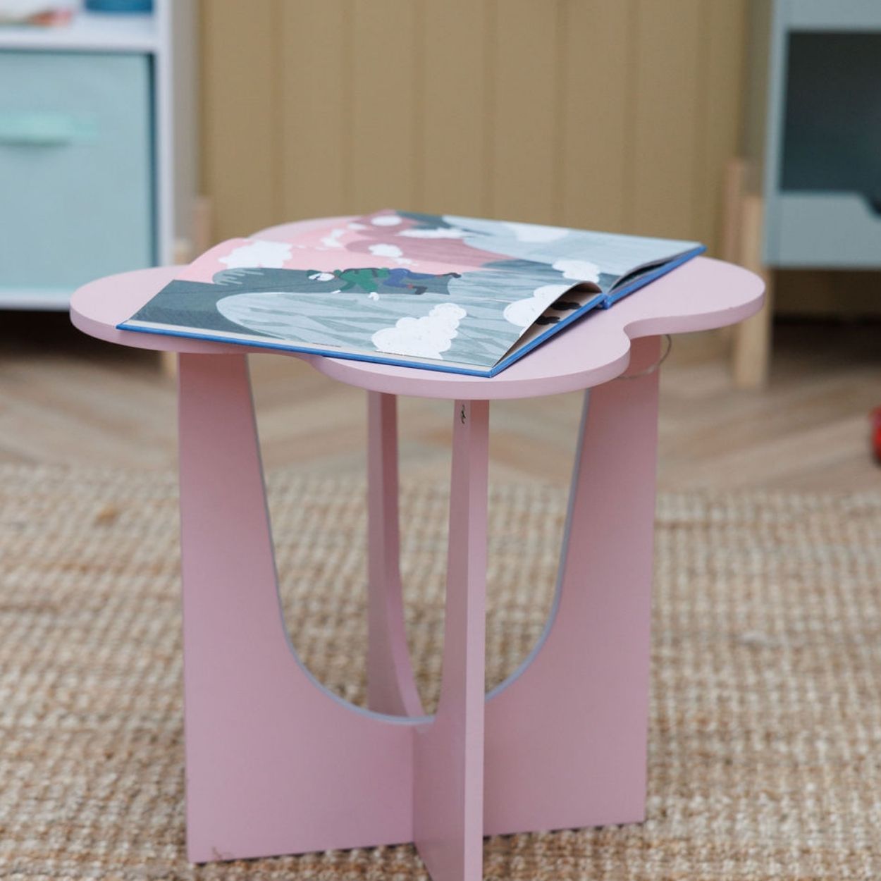 Pink Led Flower Table