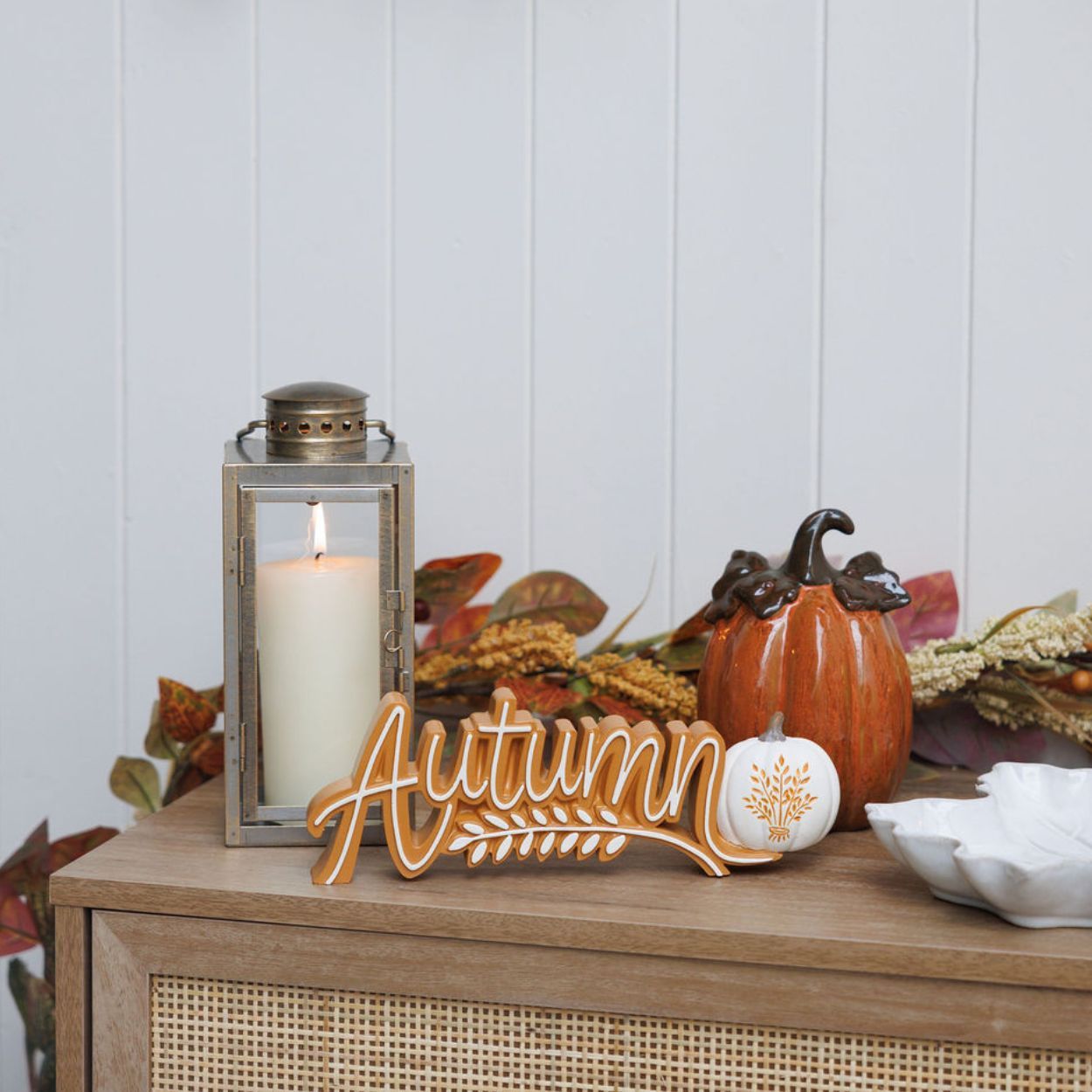 Autumn Word Runner 28cm Yellow