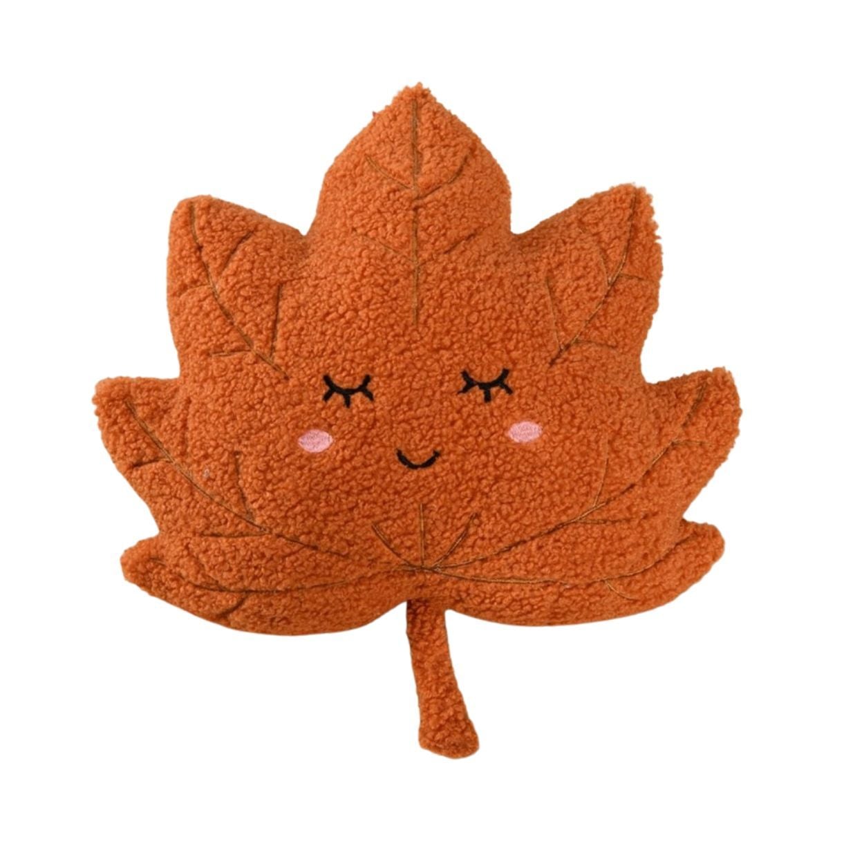 Fabric Maple Leaf 28x25cm Orange
