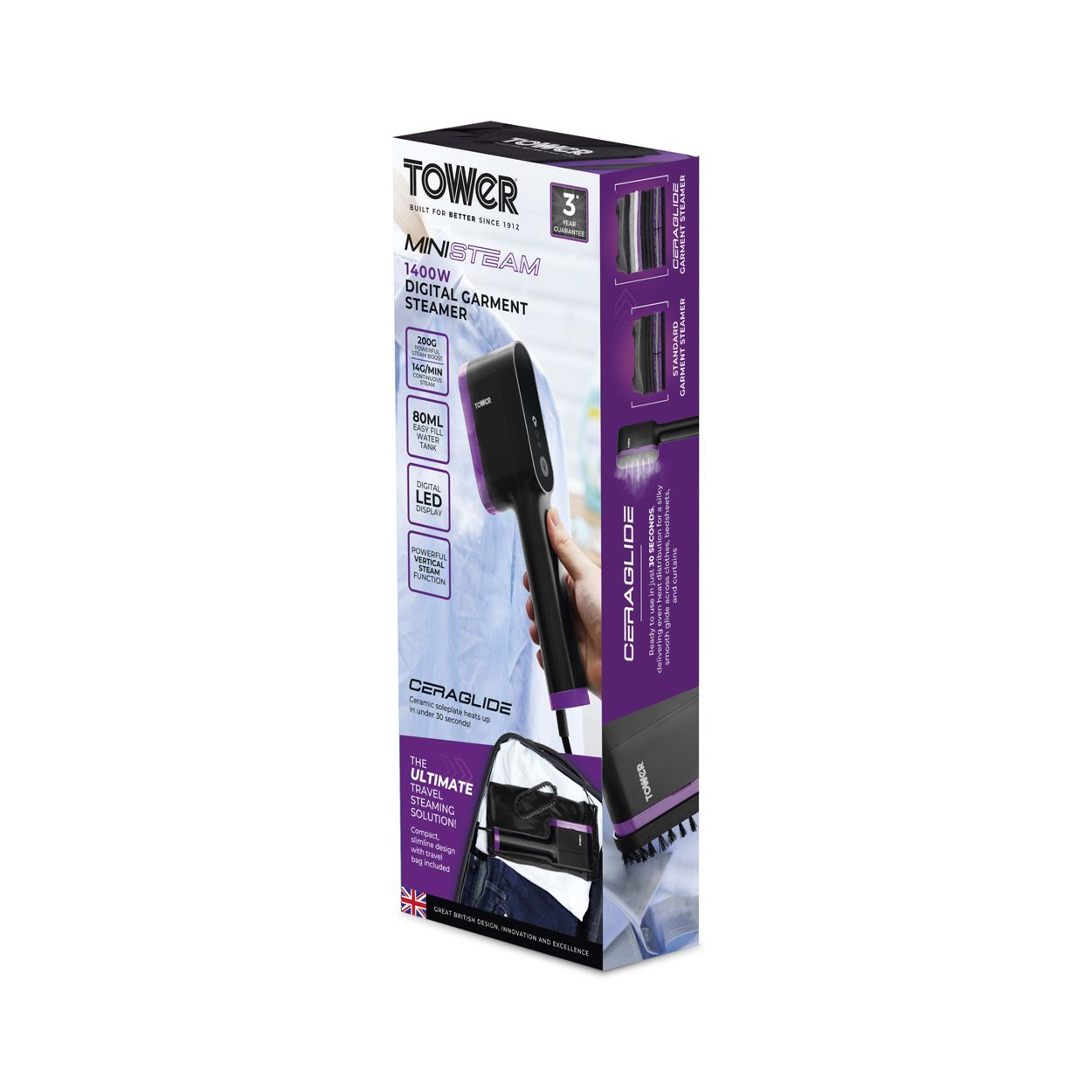 1400W Digital Garment Steamer