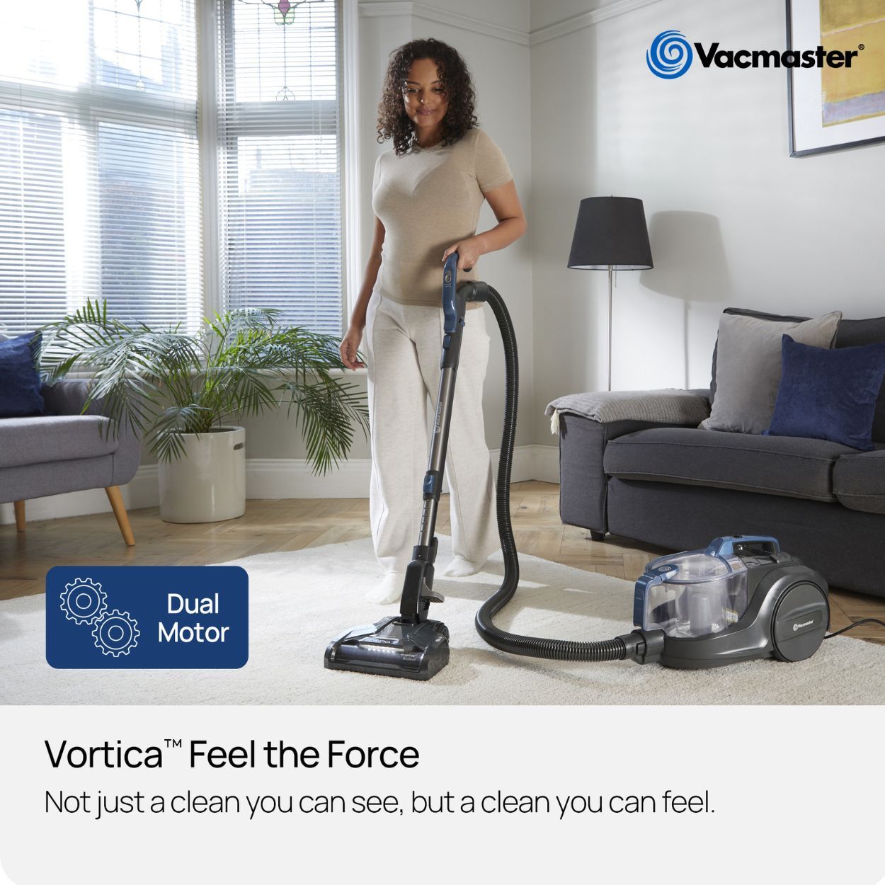 Vacmaster Vortica Cylinder Cleaner With Powered Floorhead