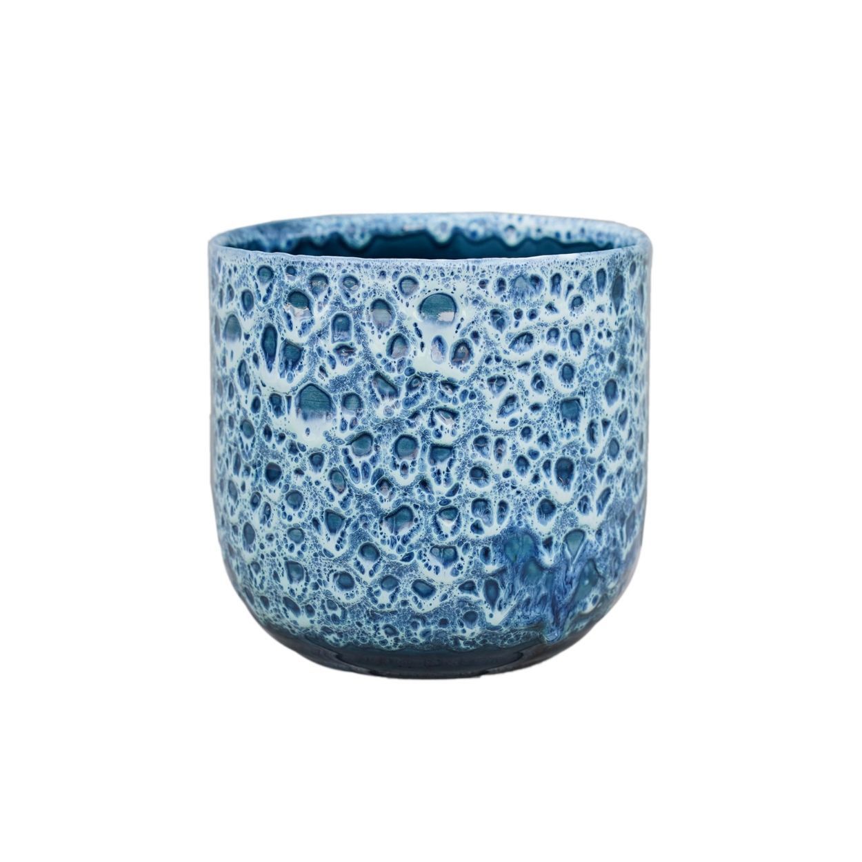 Sapphire Planter Blue 18cm