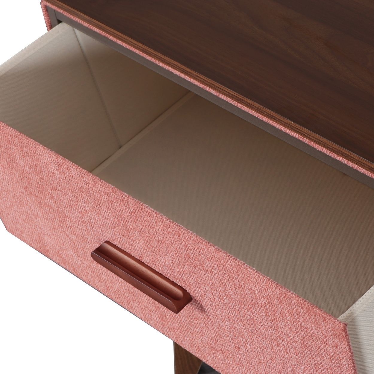 Lara 2 Drawers Nightstand Terracotta