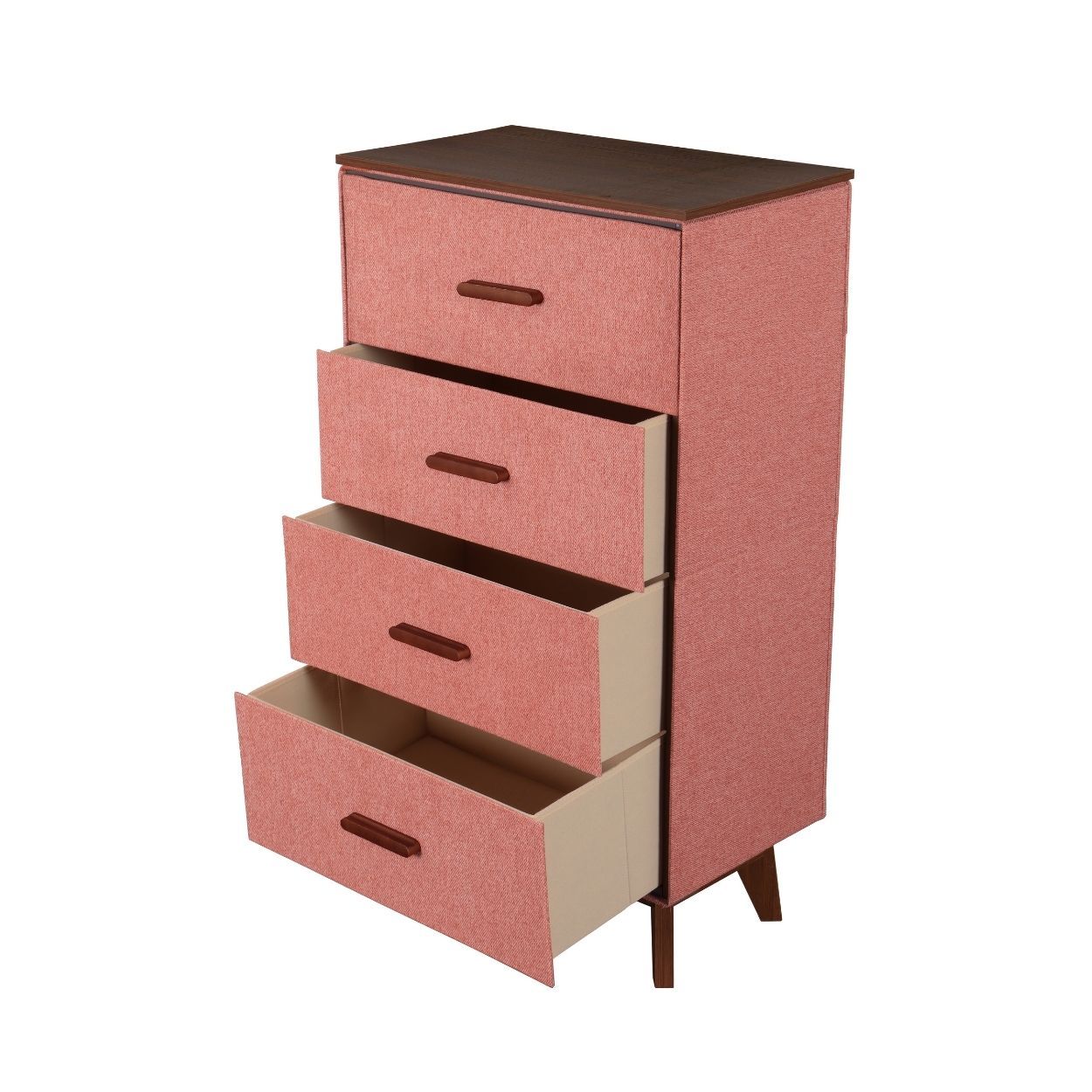 Lara 4 Drawers Dresser Terracotta