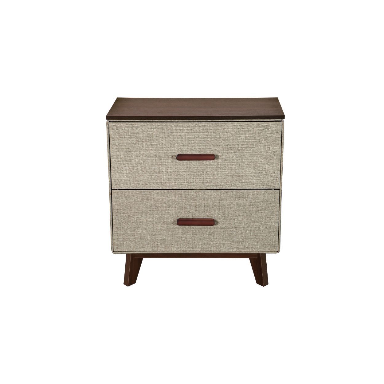 Lara 2 Drawers Nightstand Natural