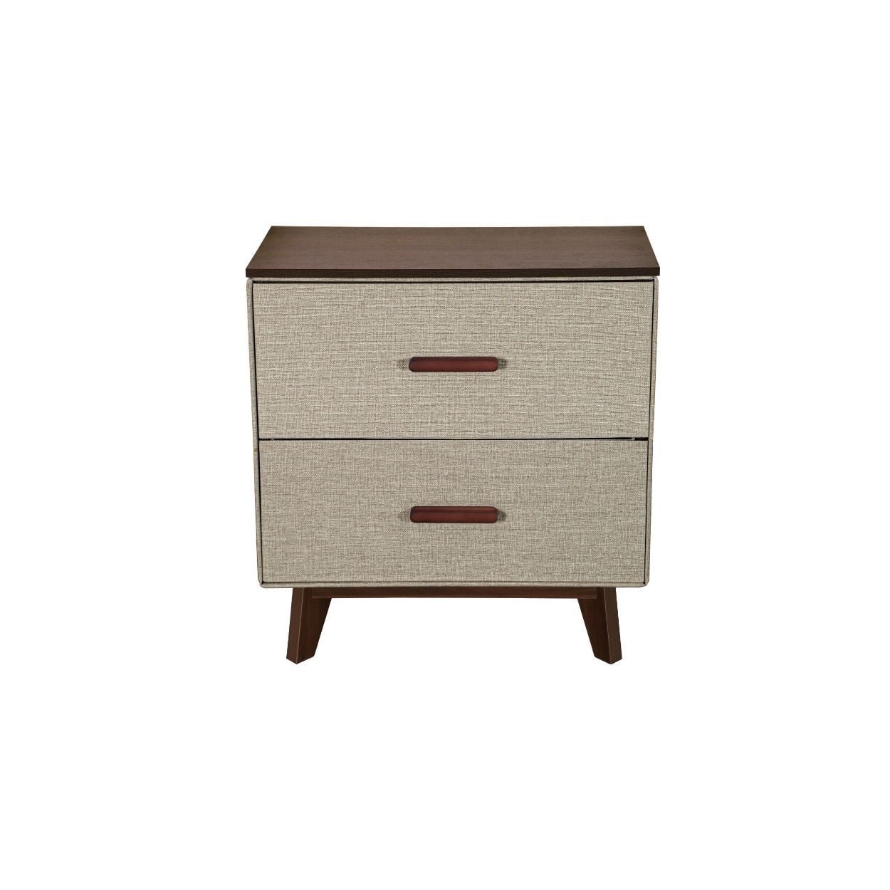 Lara 2 Drawers Nightstand Natural