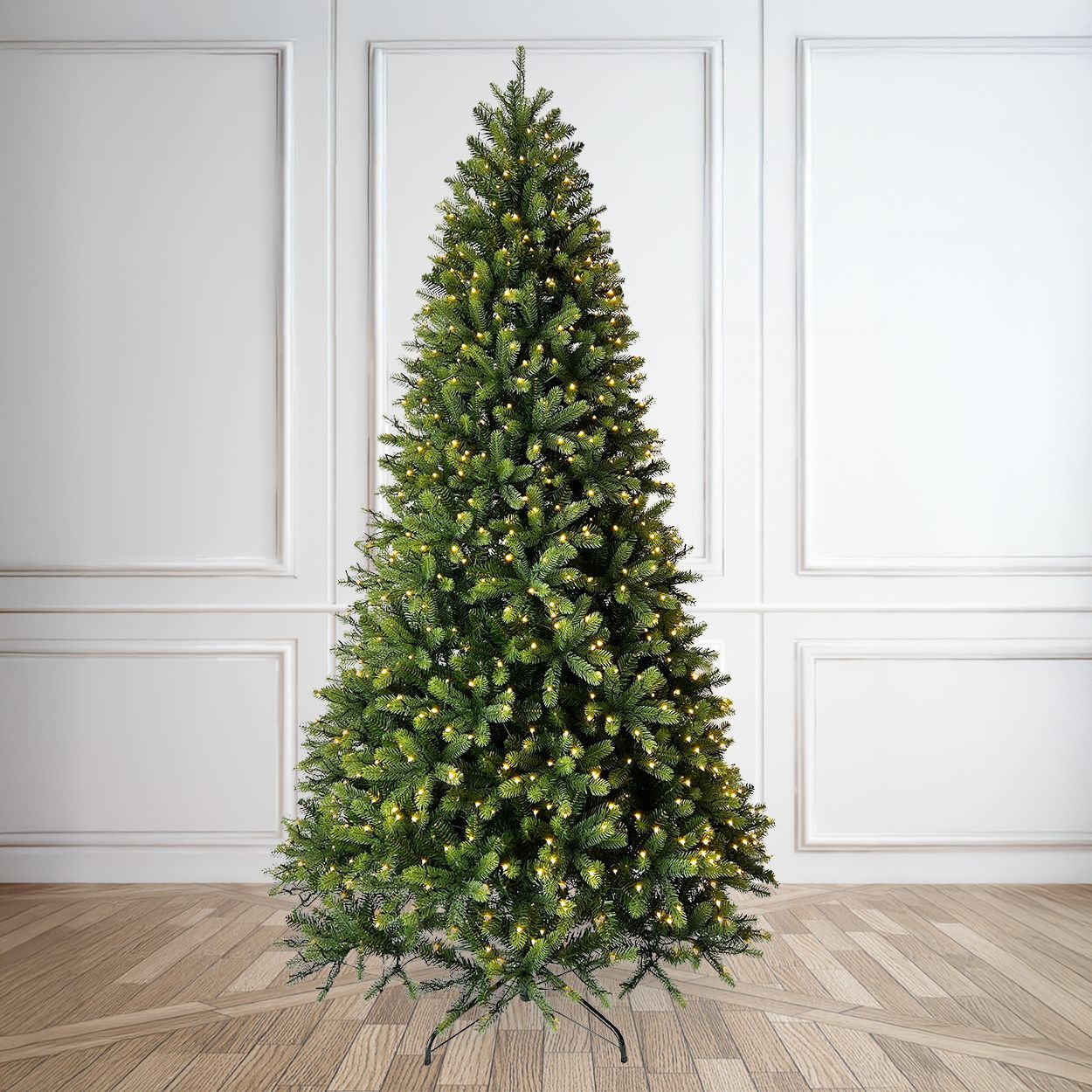 9Ft Tree Pre Lit Bellevue Spruce