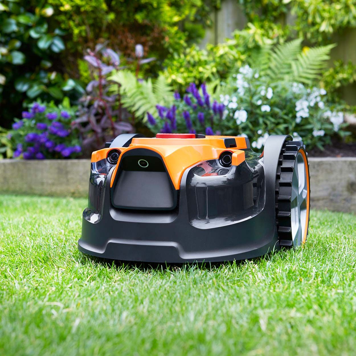 LawnMaster OcuMow 16 Drop and Mow Robotic Mower with 2 batteries