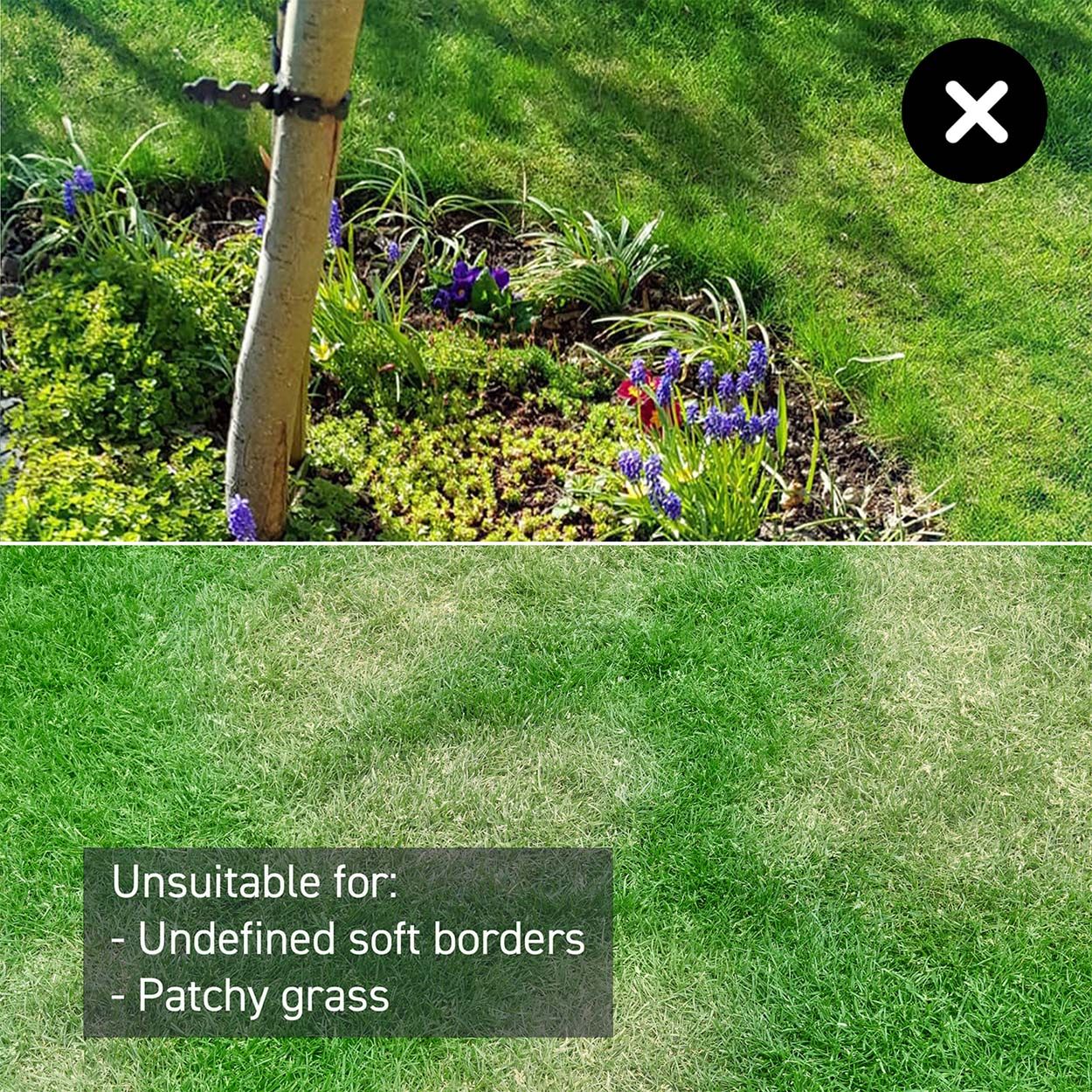 LawnMaster OcuMow 16 Drop and Mow Robotic Mower with 2 batteries
