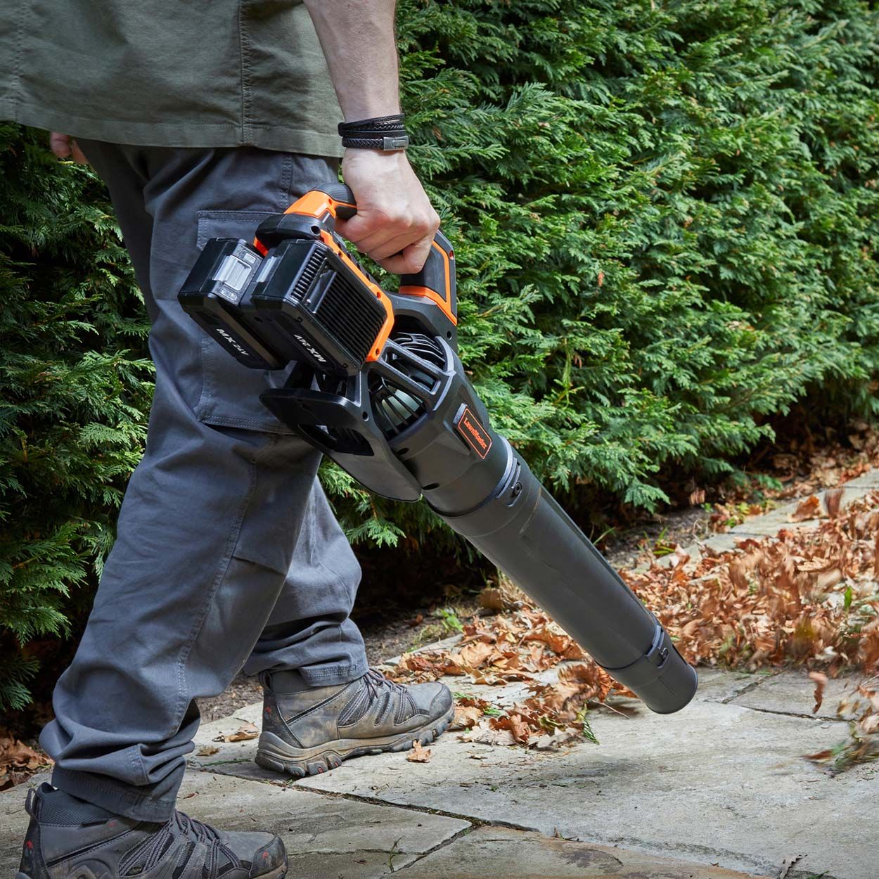 LawnMaster 48V Cordless Axial Leaf Blower