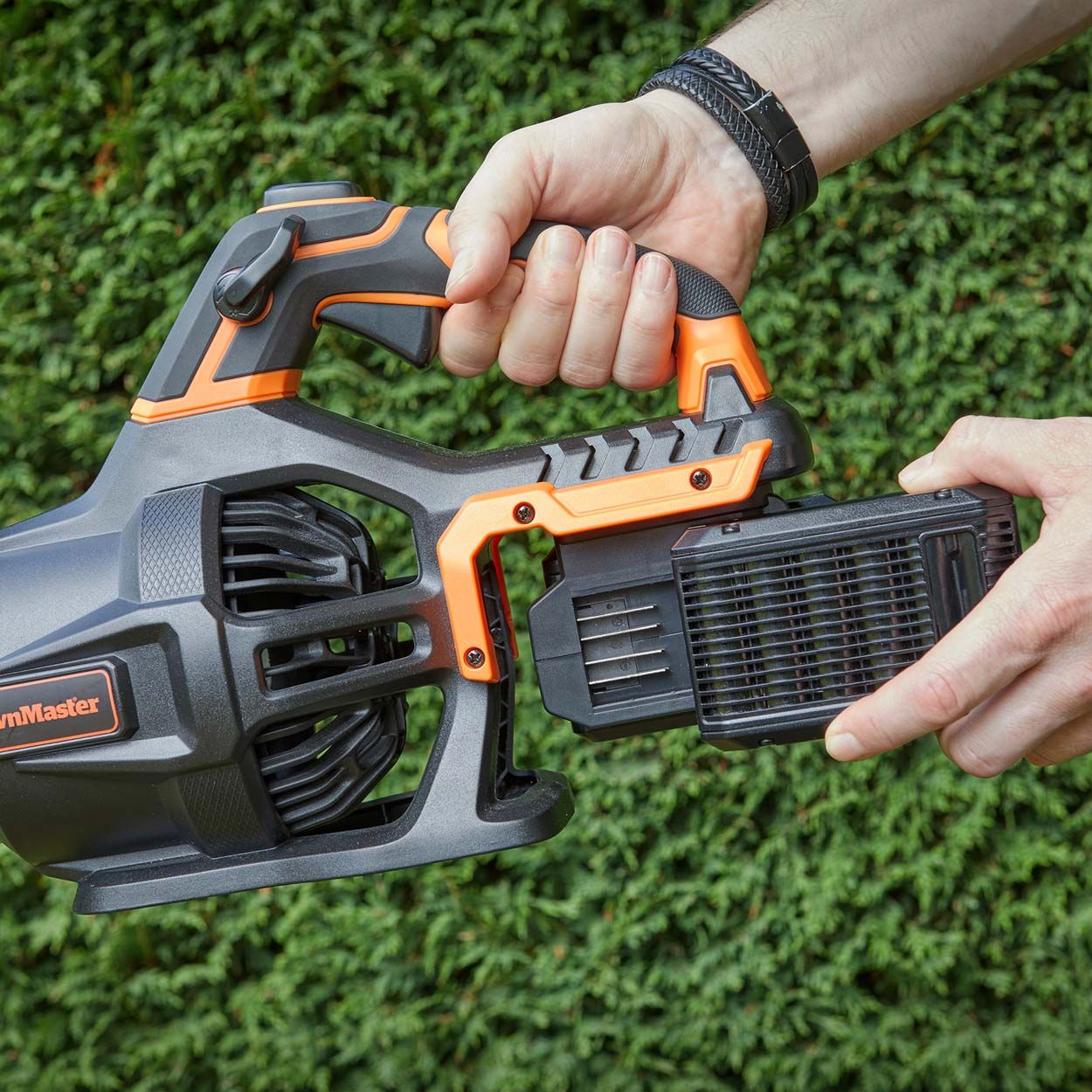 LawnMaster 48V Cordless Axial Leaf Blower