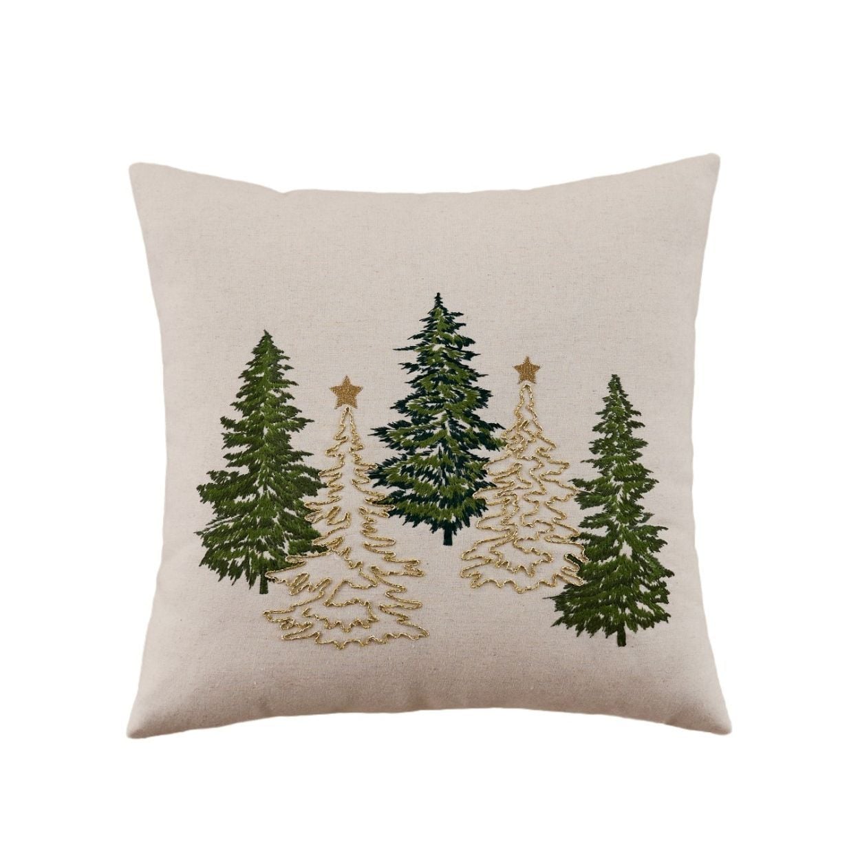 Pillow Embroided Trees 45X45cm