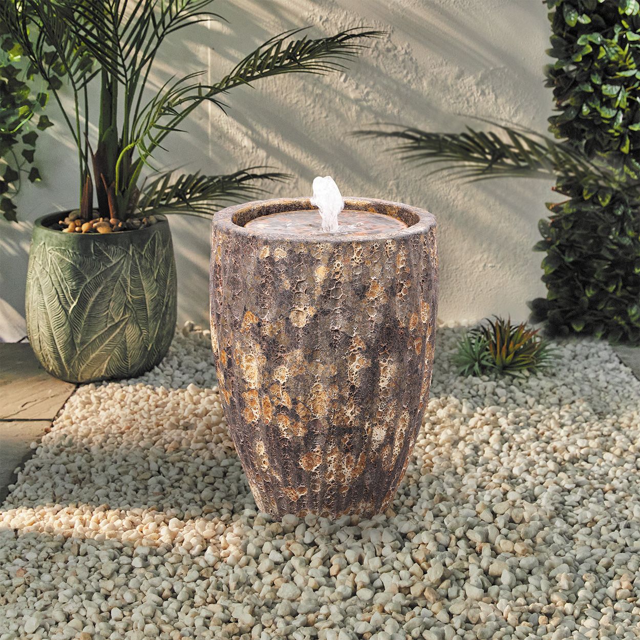 Altico Blair Rustic Brown Water Feature