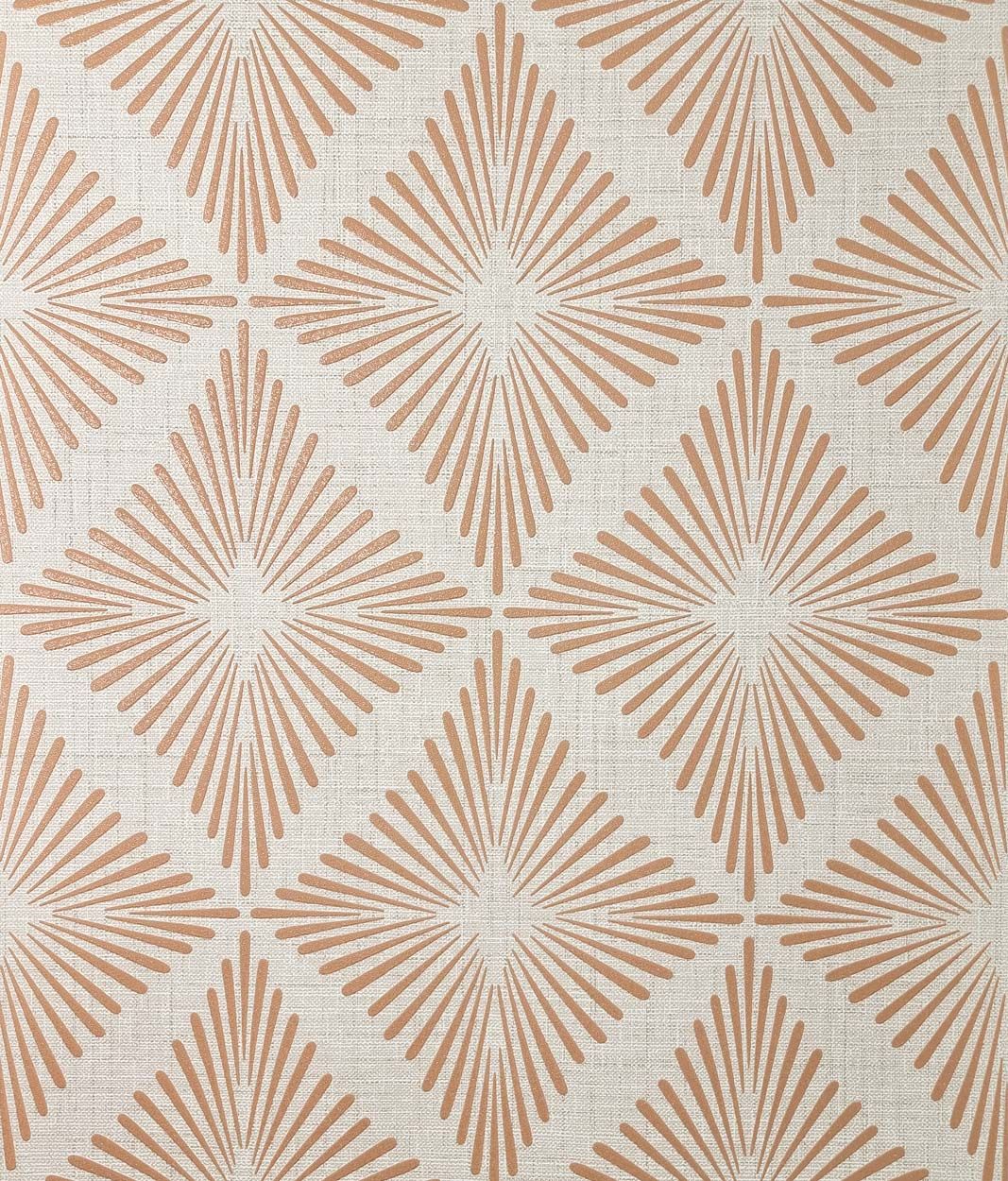 Fine Decor Denver Geometric Diamond Wallpaper, Stone