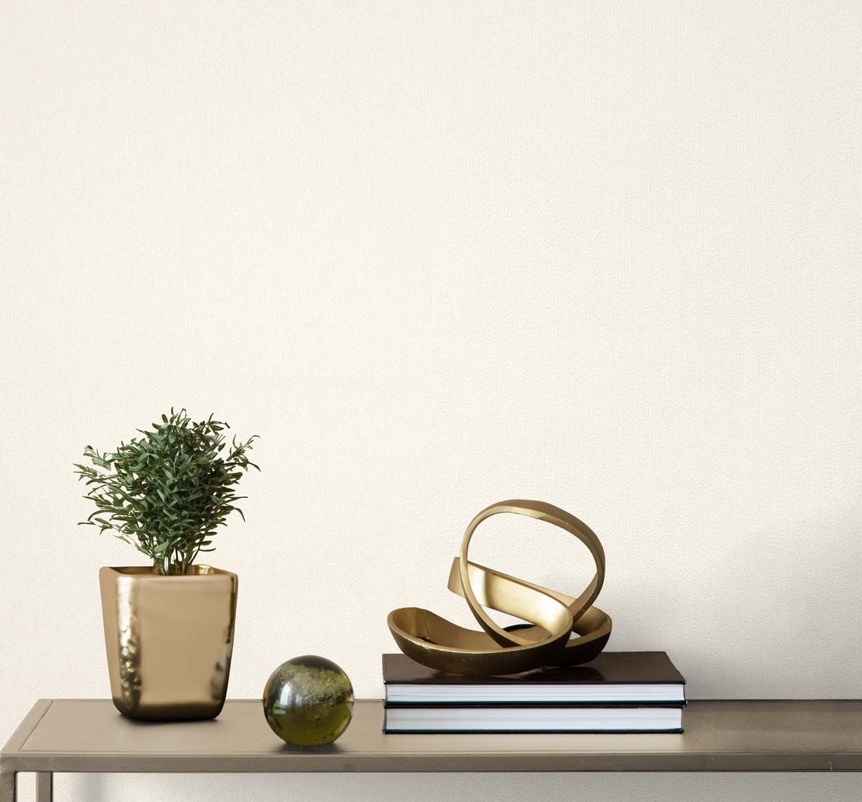 Vymura Gianni Plain Heavyweight Vinyl Wallpaper, Stone