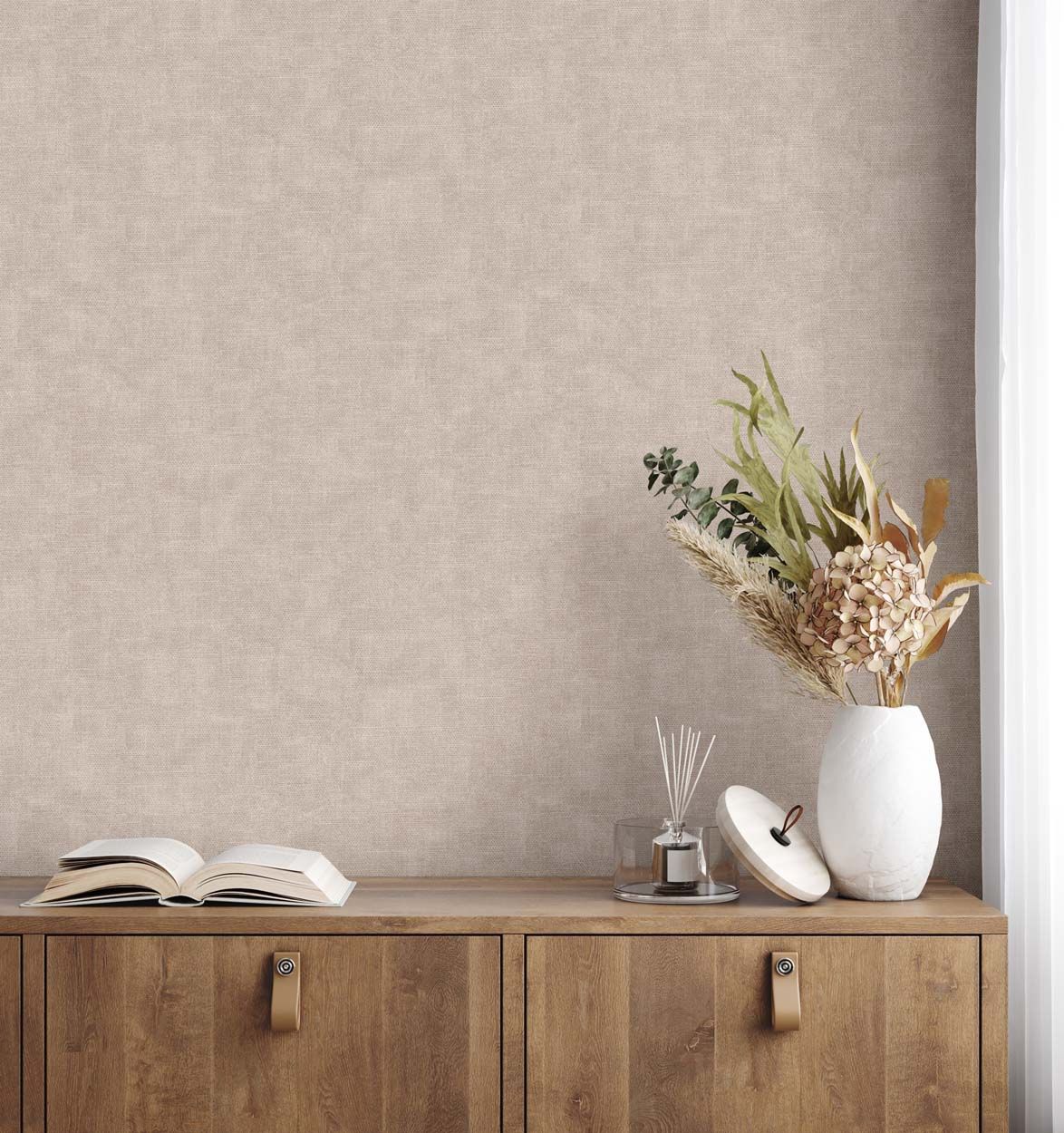Vymura Mirella Wallpaper, Stone