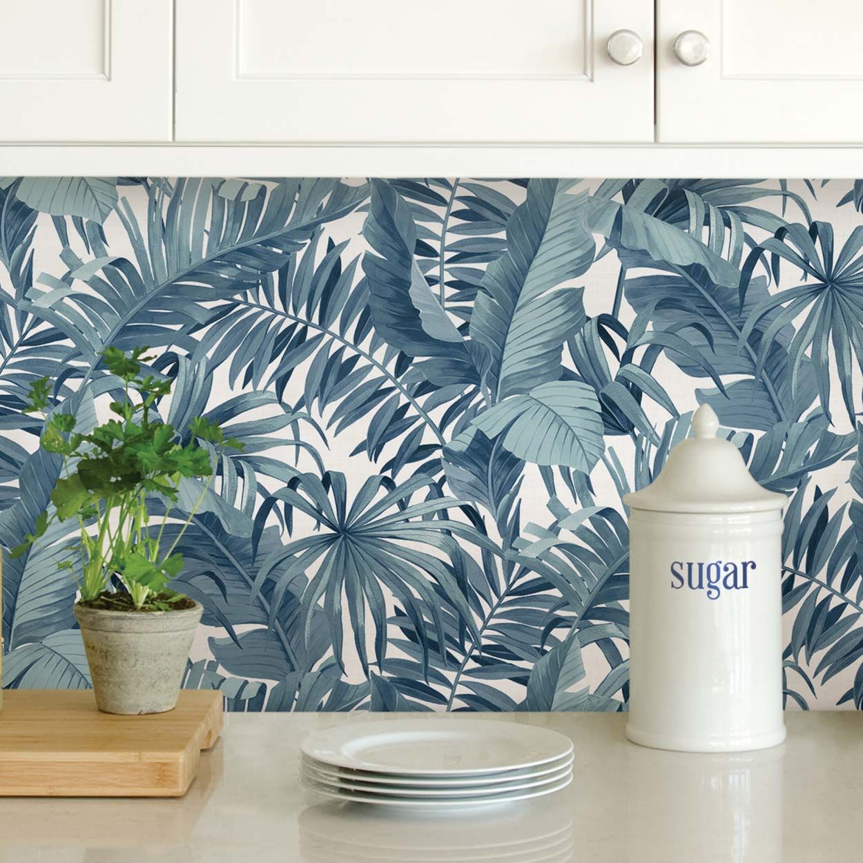 NuWall Maui Peel & Stick Wallpaper, Blue