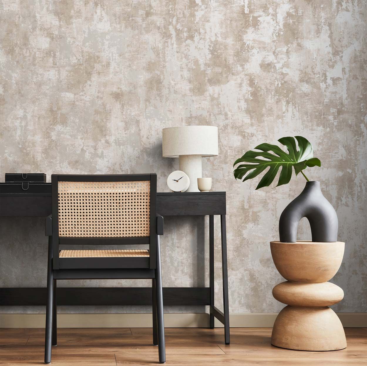 Fine Decor Sierra Textured Wallpaper, Blush