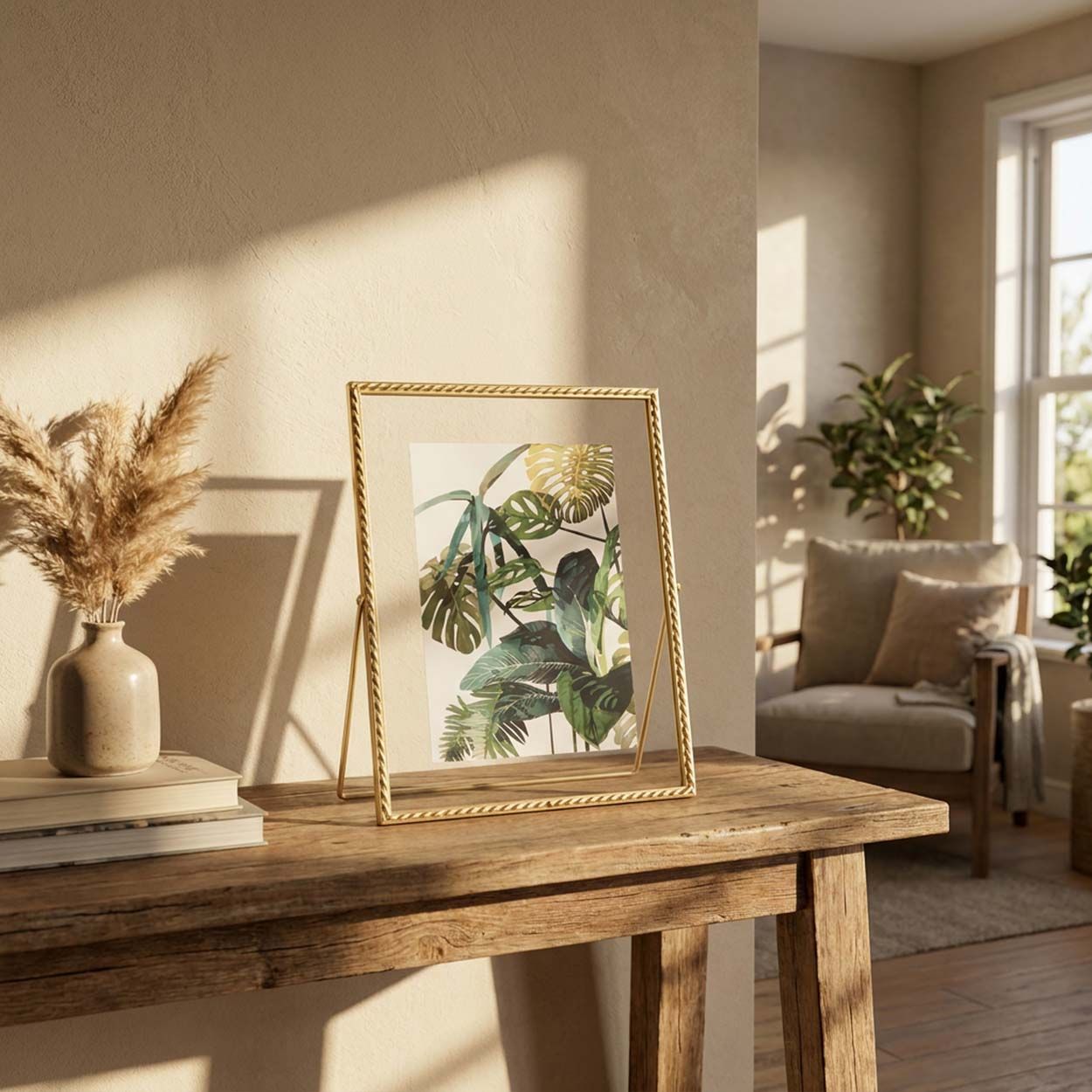 Photo Frame Gold/Glass