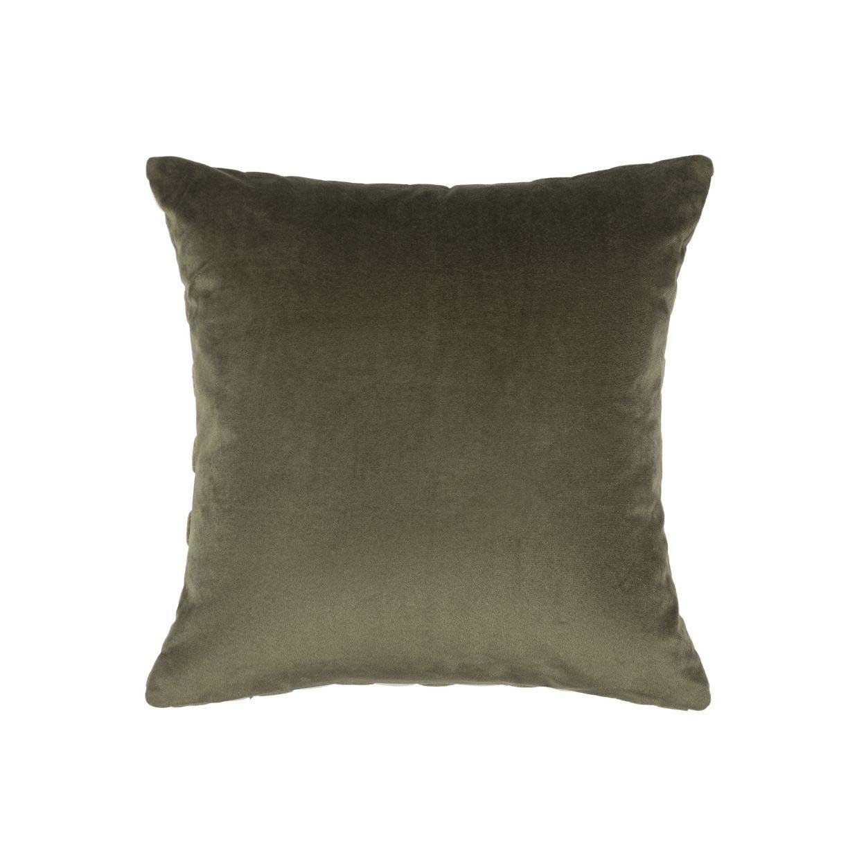 Gingham Cushion Green 45x45cm