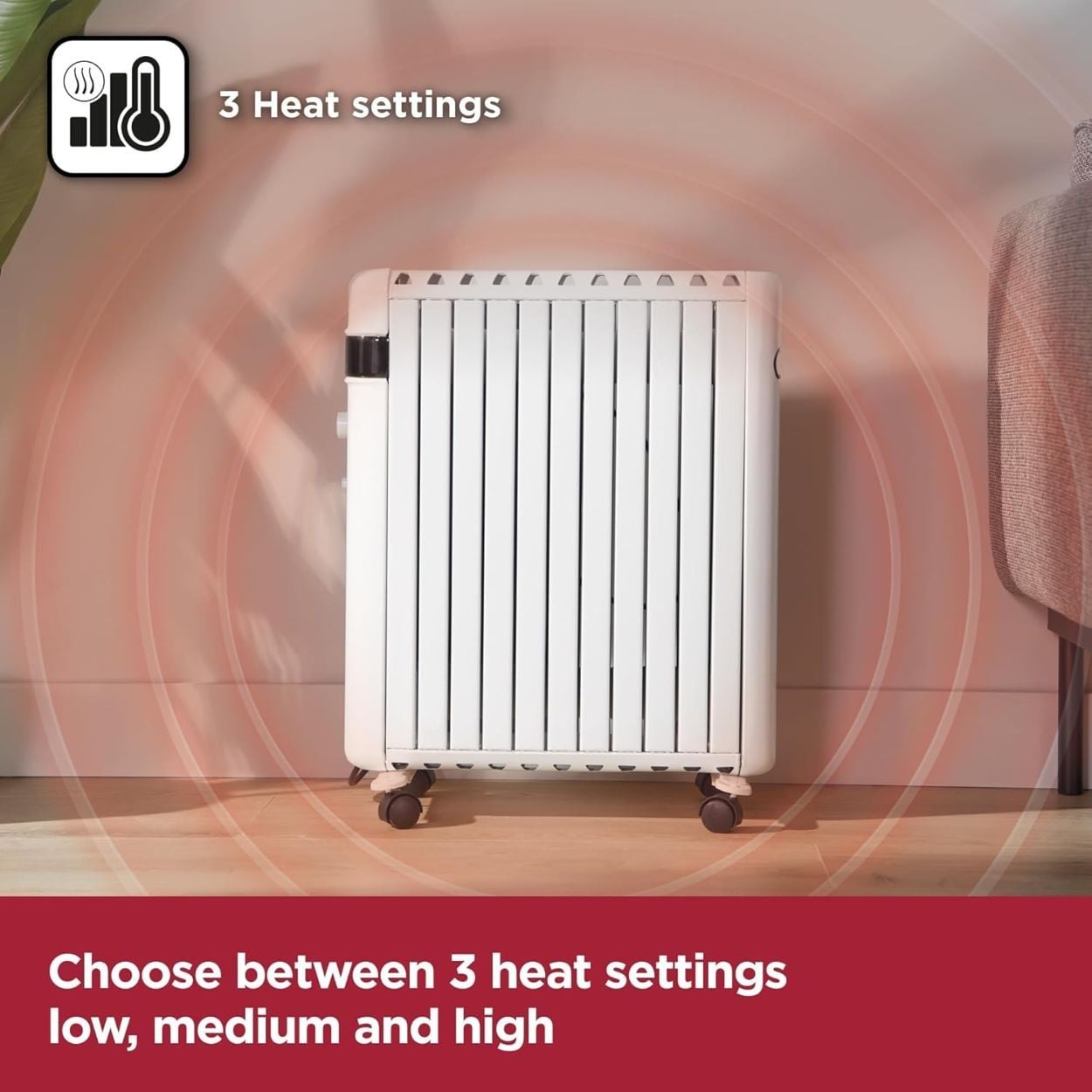 Black & Decker 1.5KW Smart Digital Oil Free Radiator