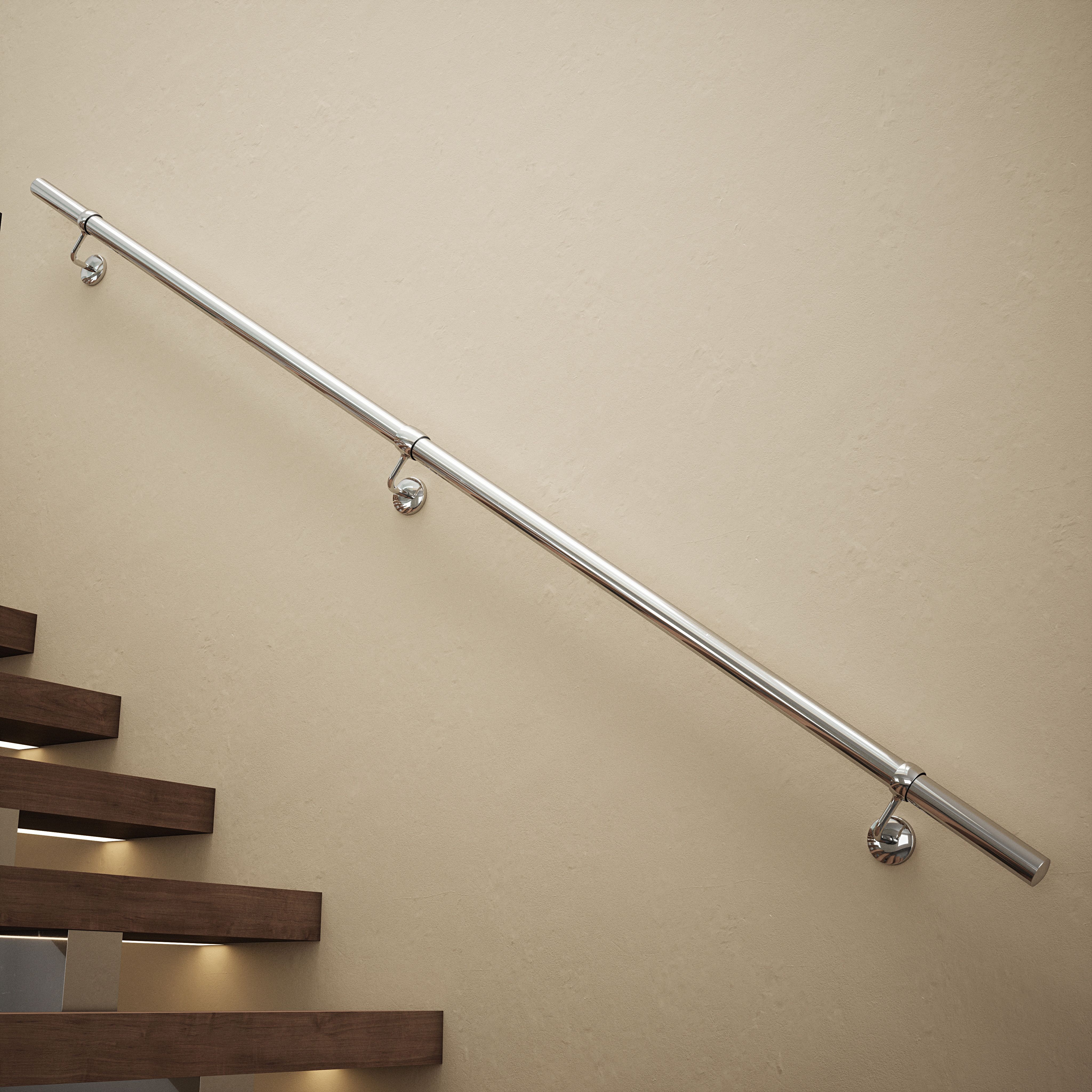 Rothley Polished Stair Hand Rail Kit 2.4M