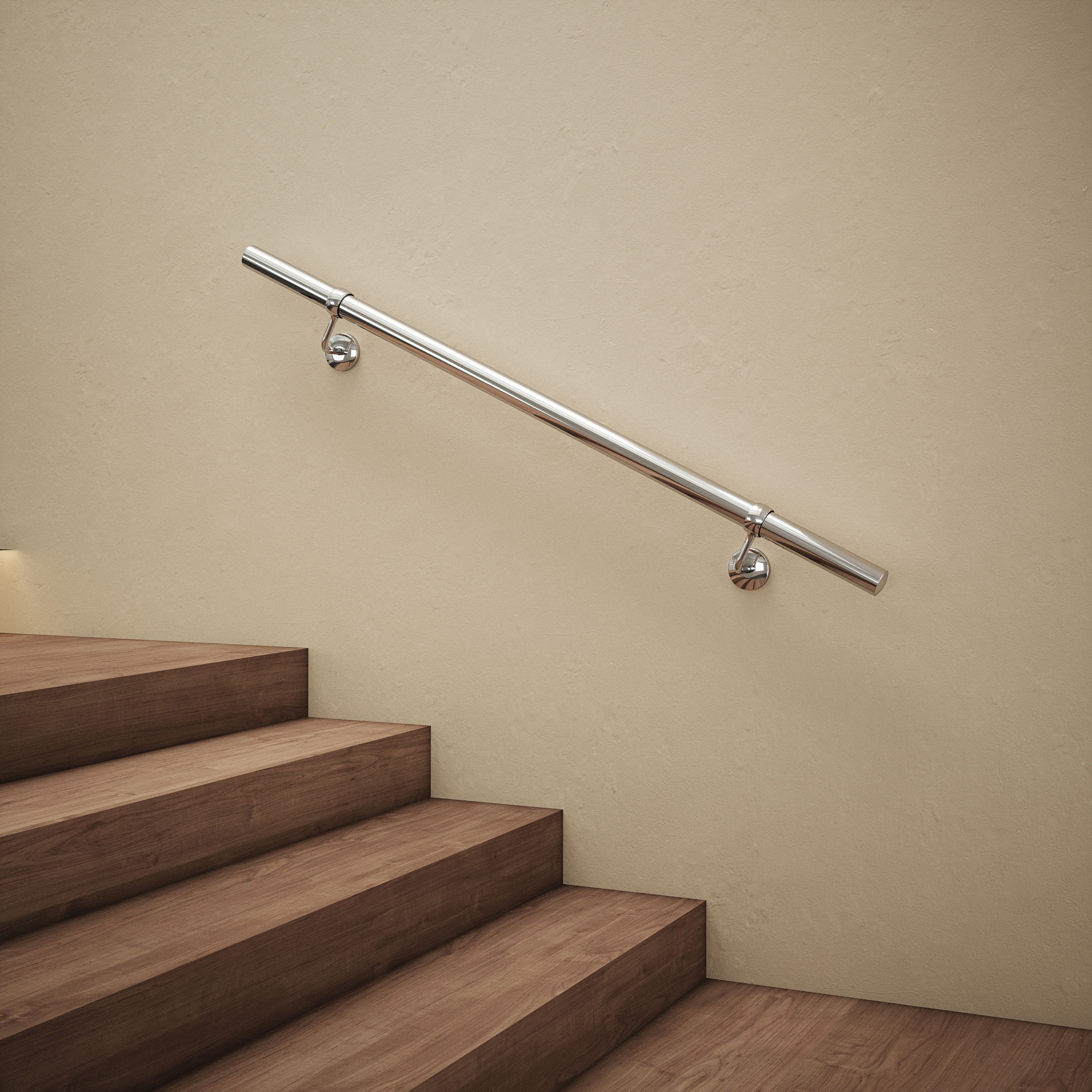 Rothley Polished Stair Hand Rail Kit 1.2M