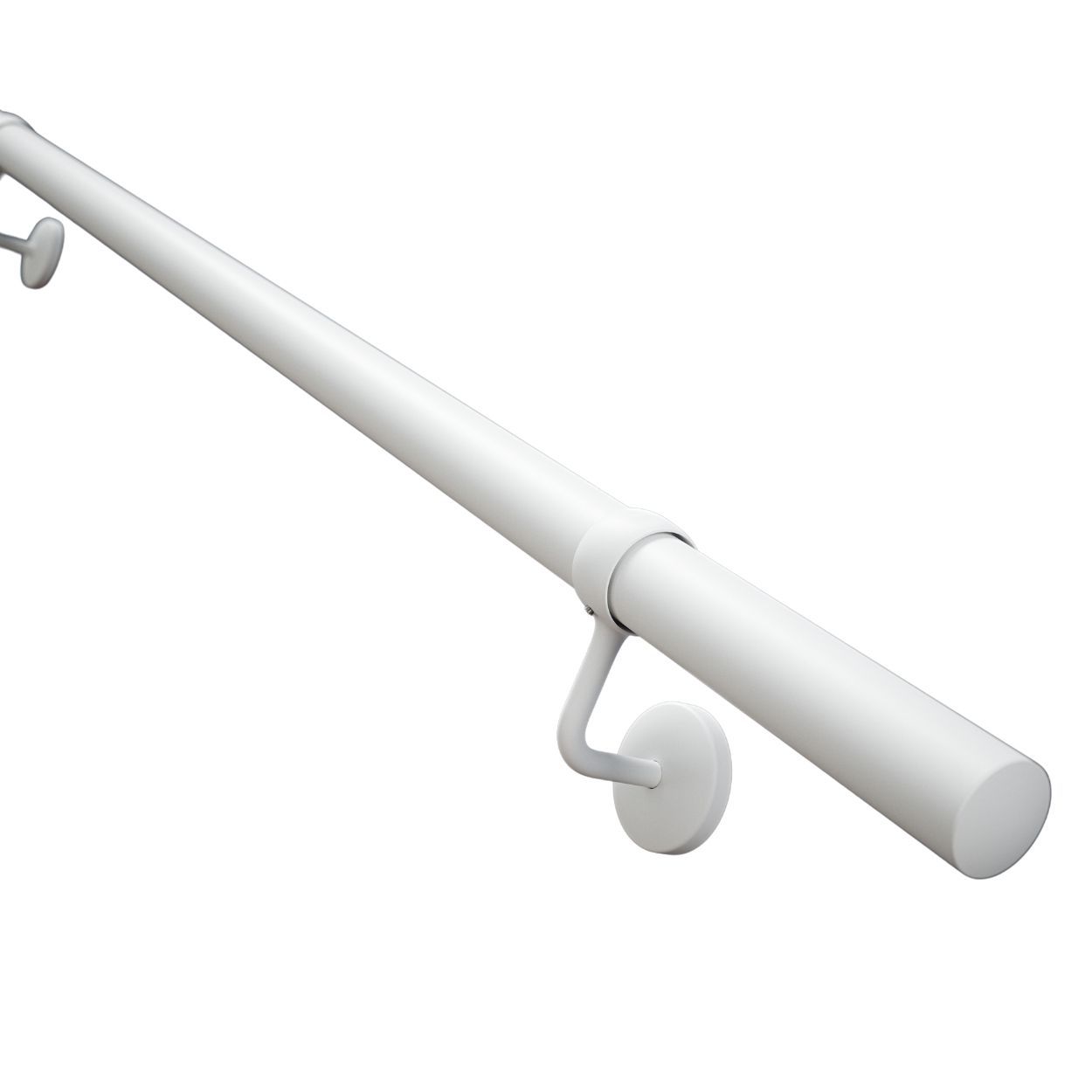 Rothley Matt White Stair Hand Rail Kit 1.2M